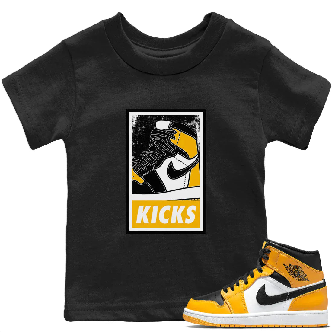 KICKS Kids Tops - Air Jordan 1 Taxi