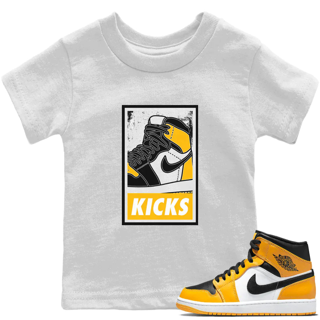 KICKS Kids Tops - Air Jordan 1 Taxi