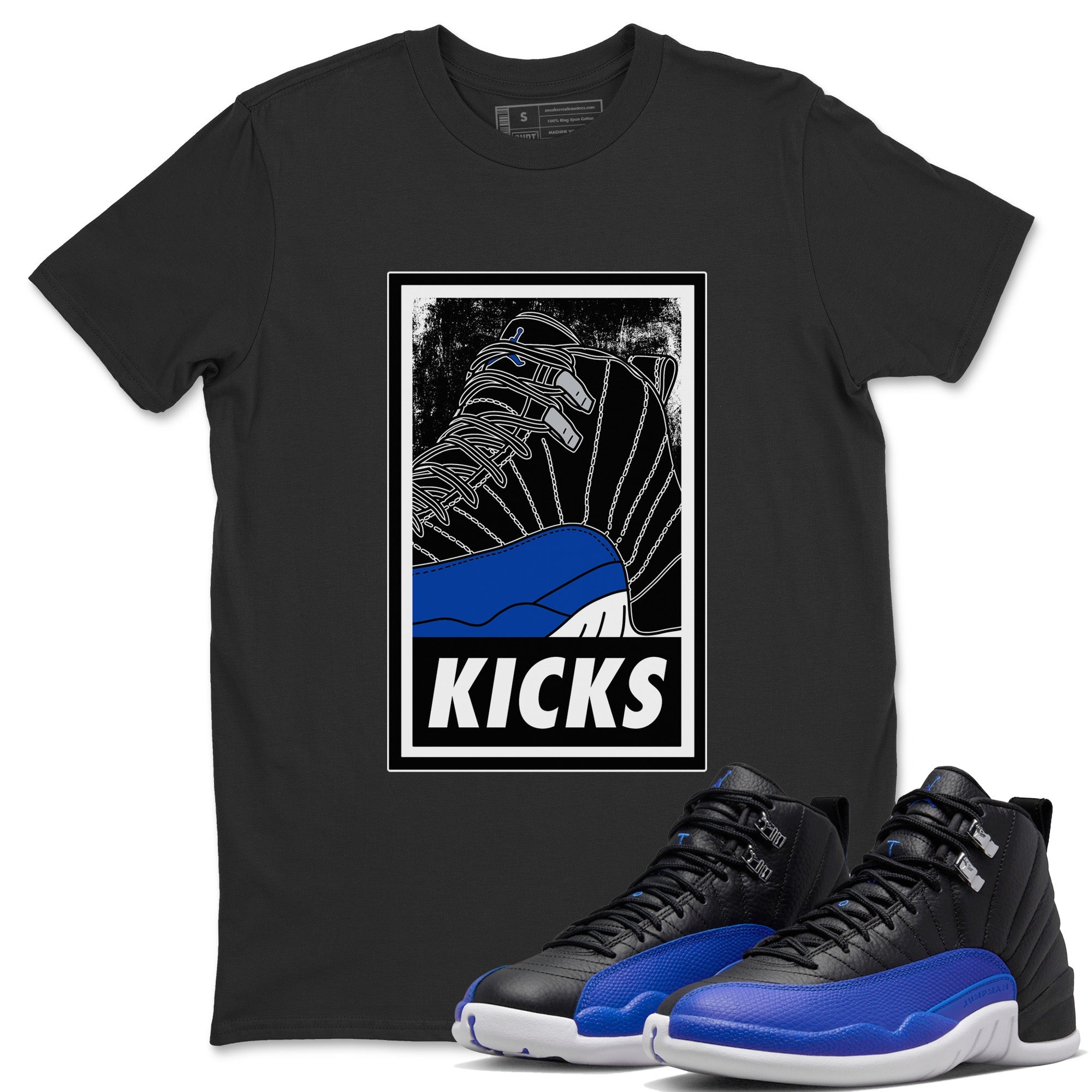 KICKS Unisex Tops - Air Jordan 12 Hyper Royal