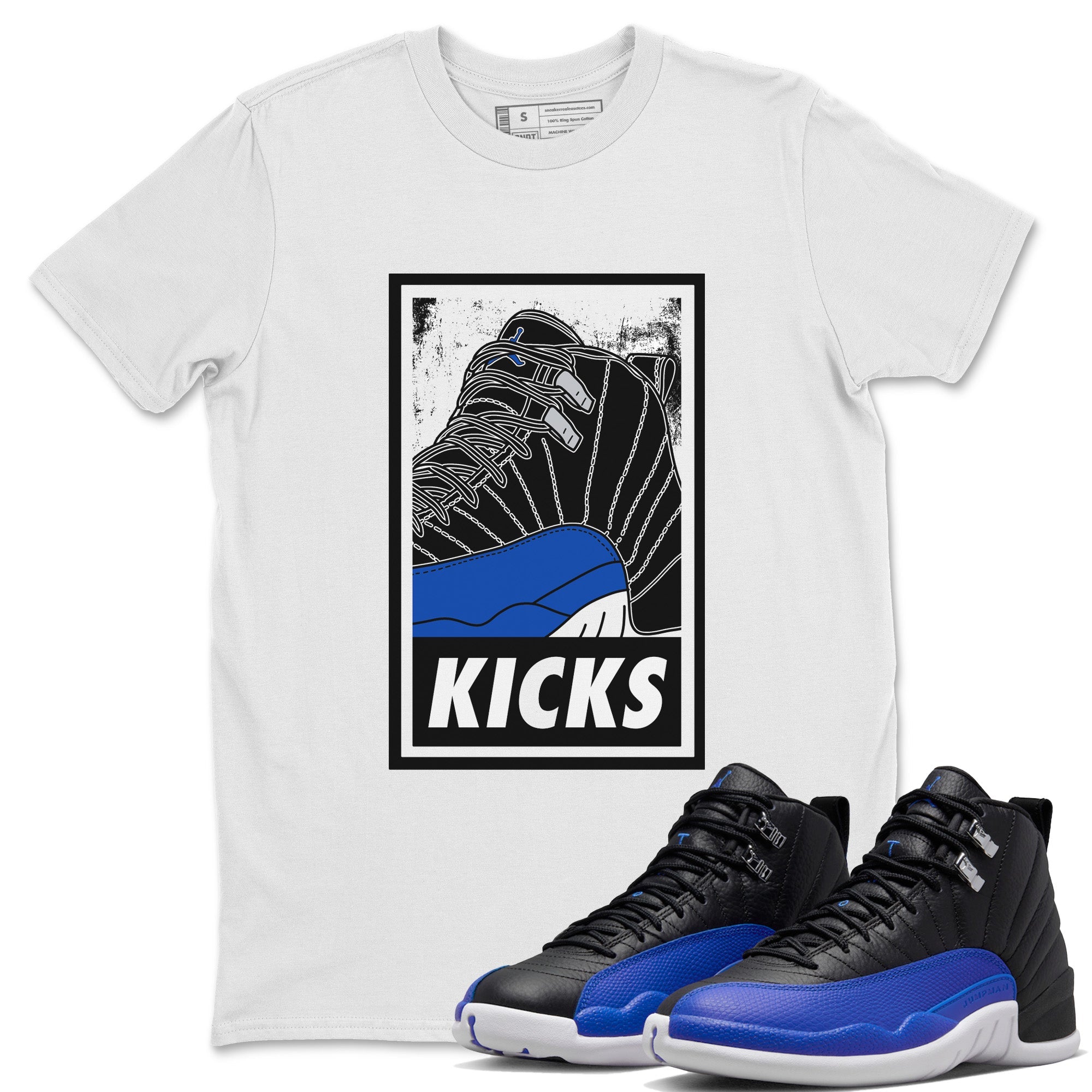 KICKS Unisex Tops - Air Jordan 12 Hyper Royal