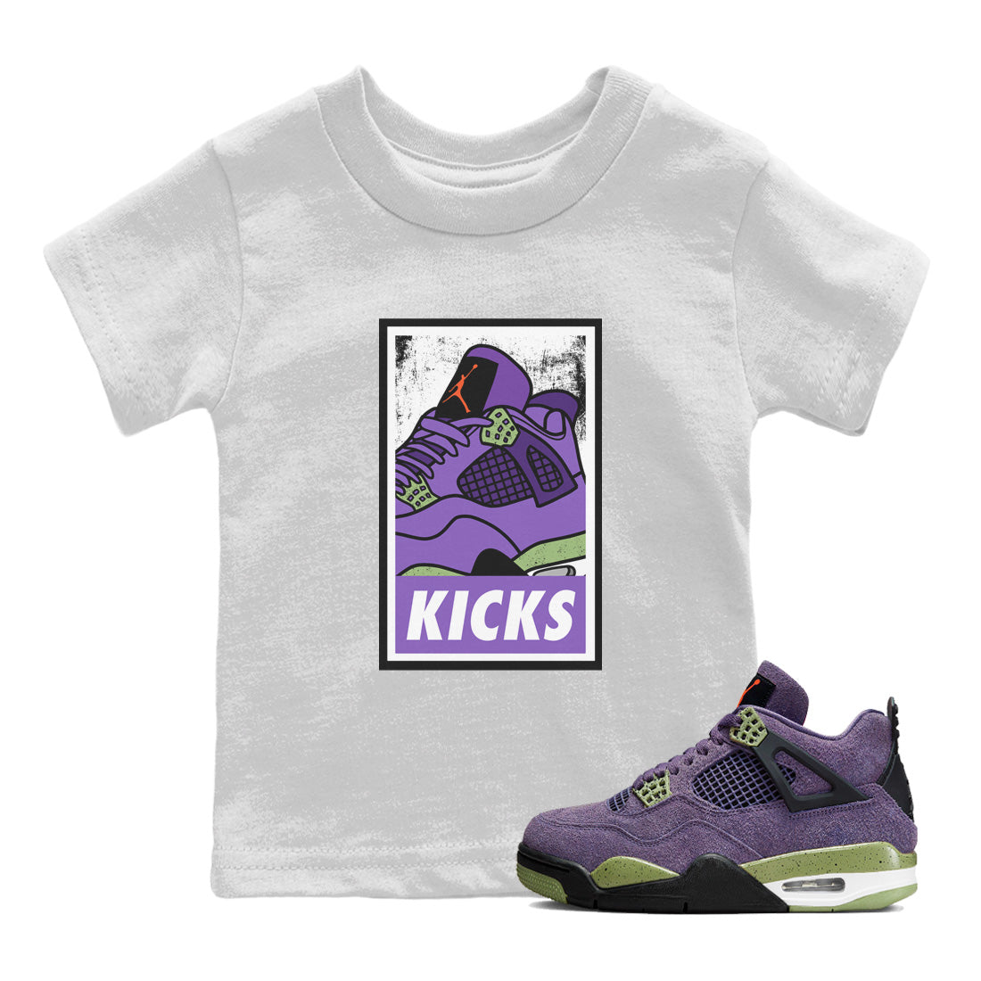 KICKS Kids Tops - Air Jordan 4 Canyon Purple