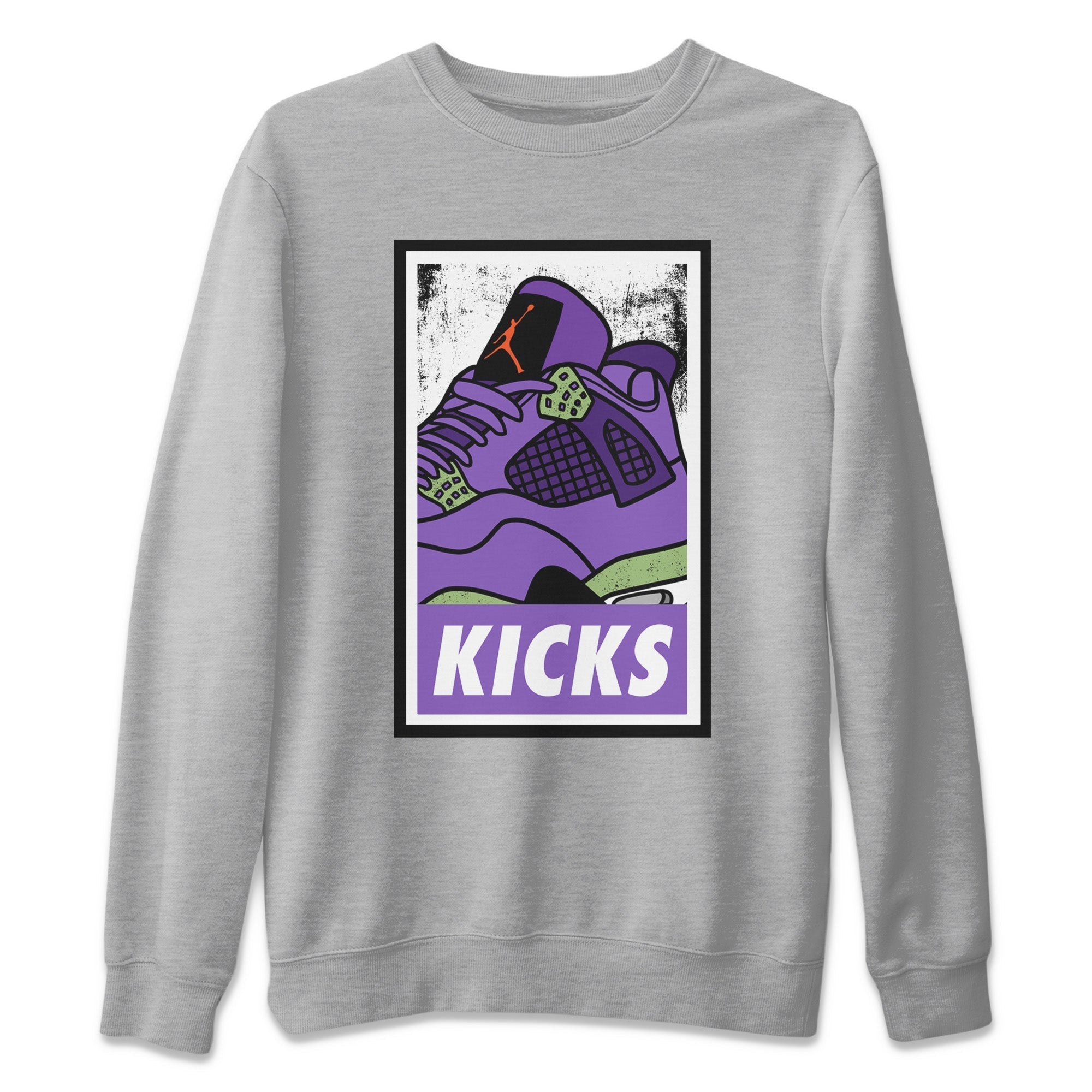 KICKS Unisex Tops - Air Jordan 4 Canyon Purple