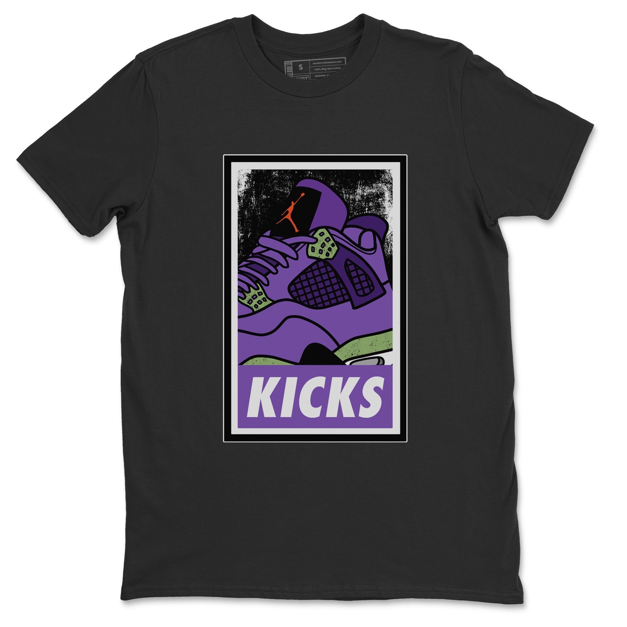 KICKS Unisex Tops - Air Jordan 4 Canyon Purple