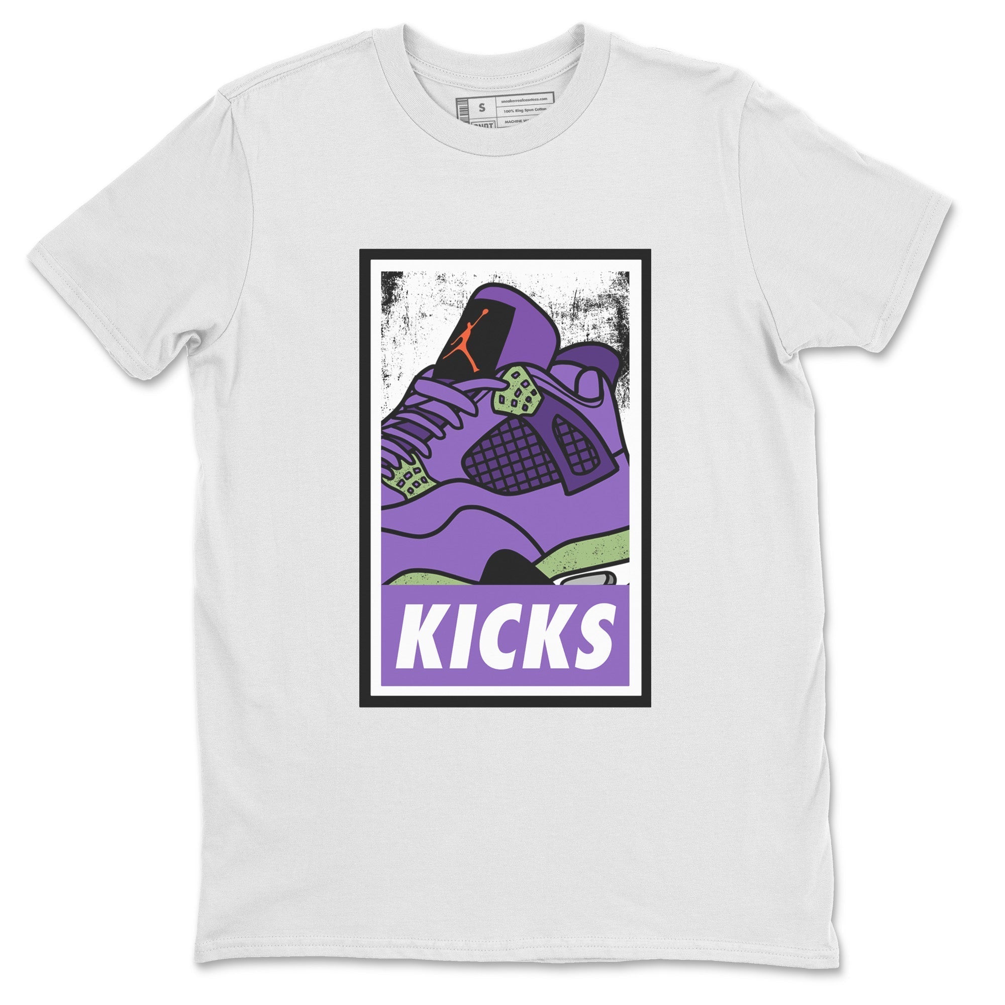 KICKS Unisex Tops - Air Jordan 4 Canyon Purple