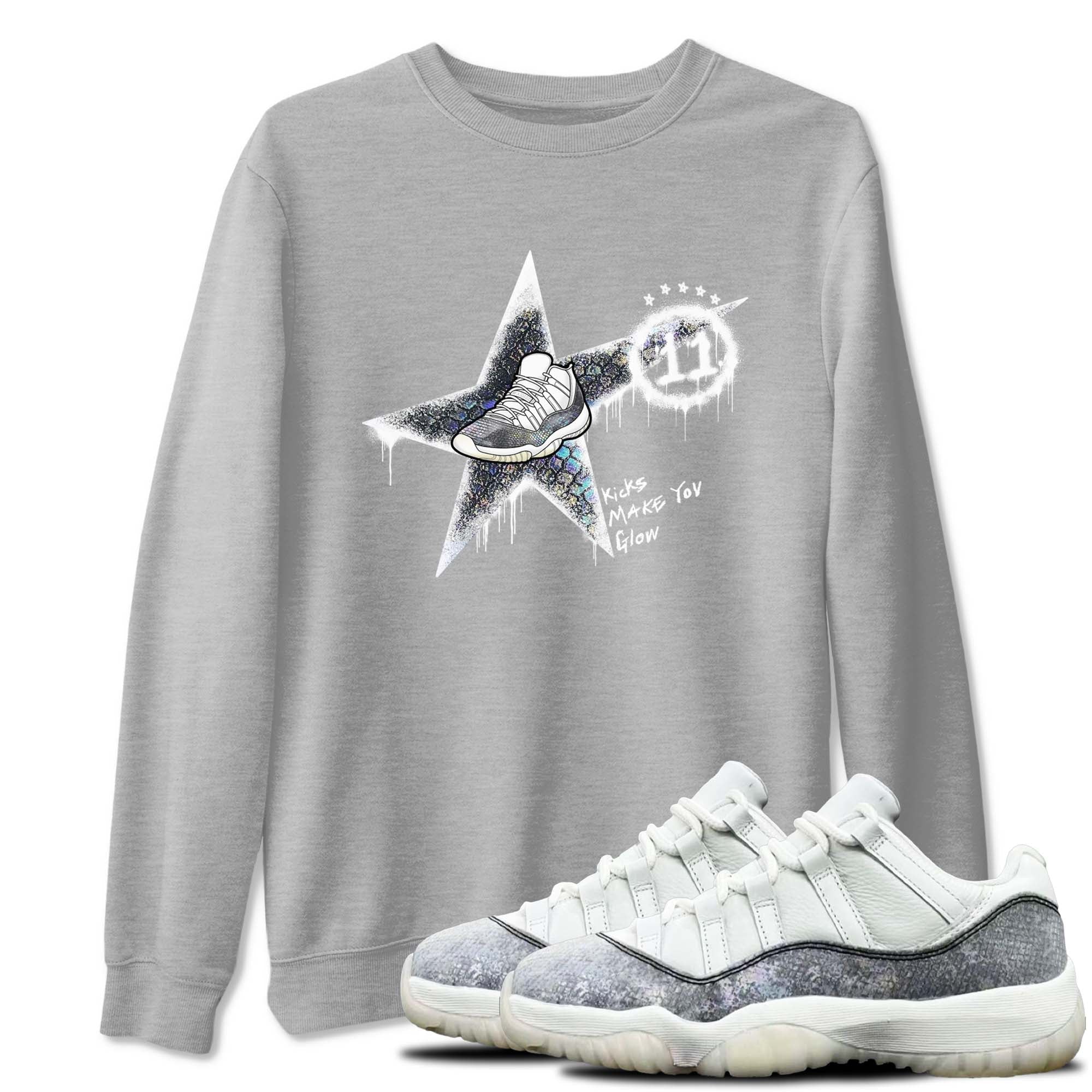 Kicks Make You Glow snkmatch Tees - Air Jordan 11 Year Of The Snake