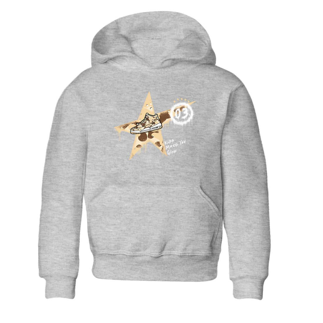 Kicks Make You Glow snkmatch Tees Kids - Air Jordan 3 Desert Camo