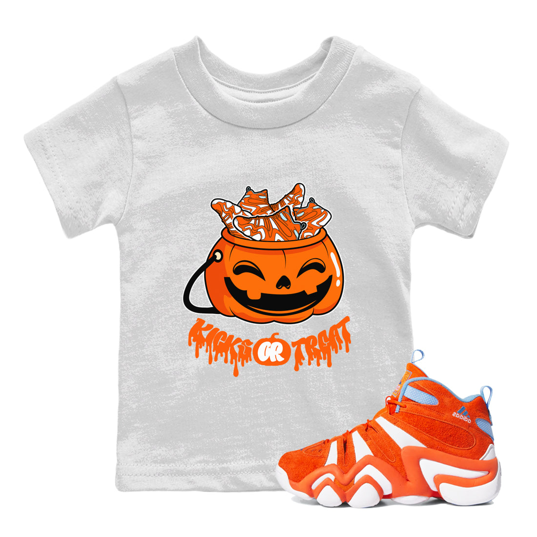 Kicks Or Treat snkmatch Tee Kids - Crazy 8 Team Orange