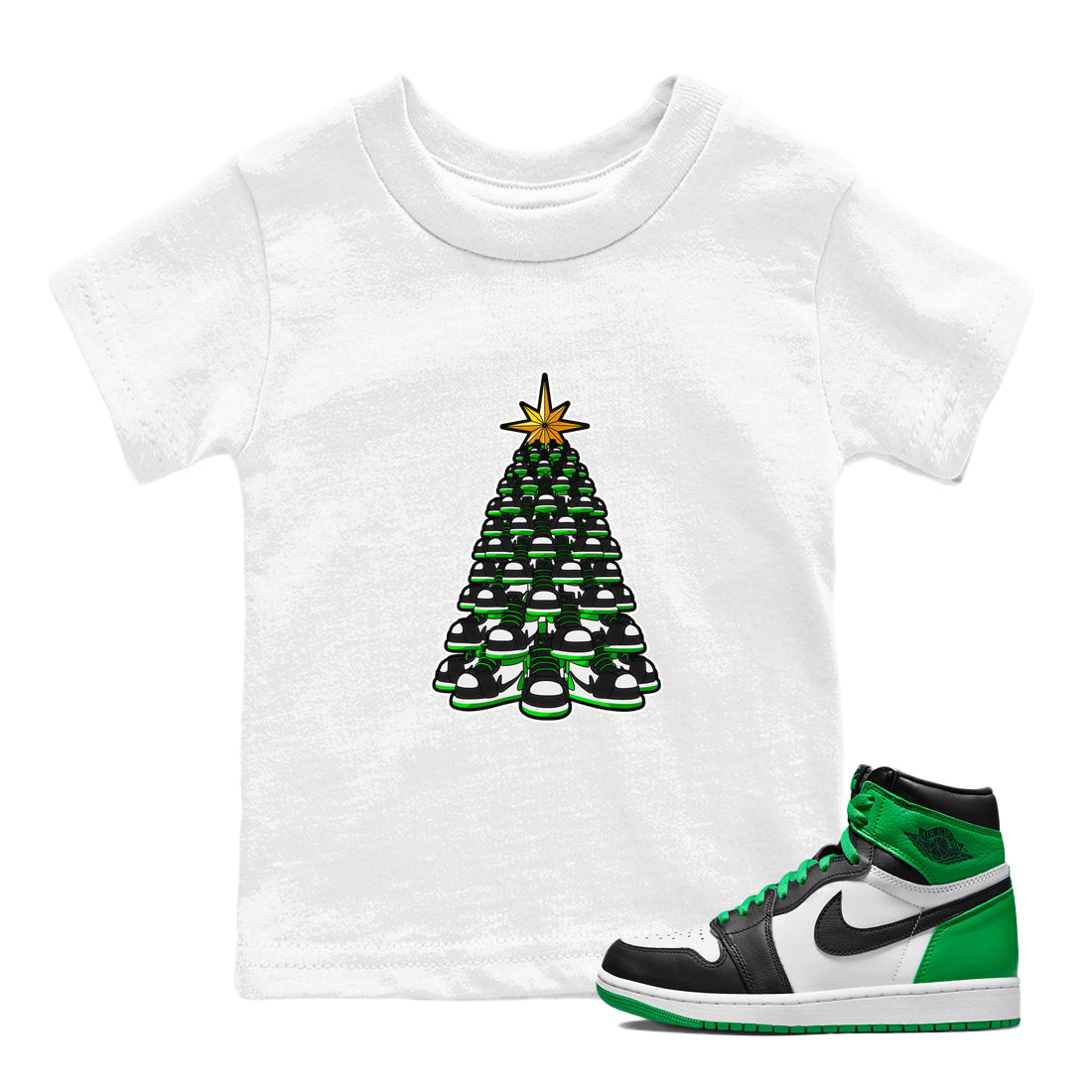 Kicksmas Tree snkmatch Tee Kids - Air Jordan 1 Celtics