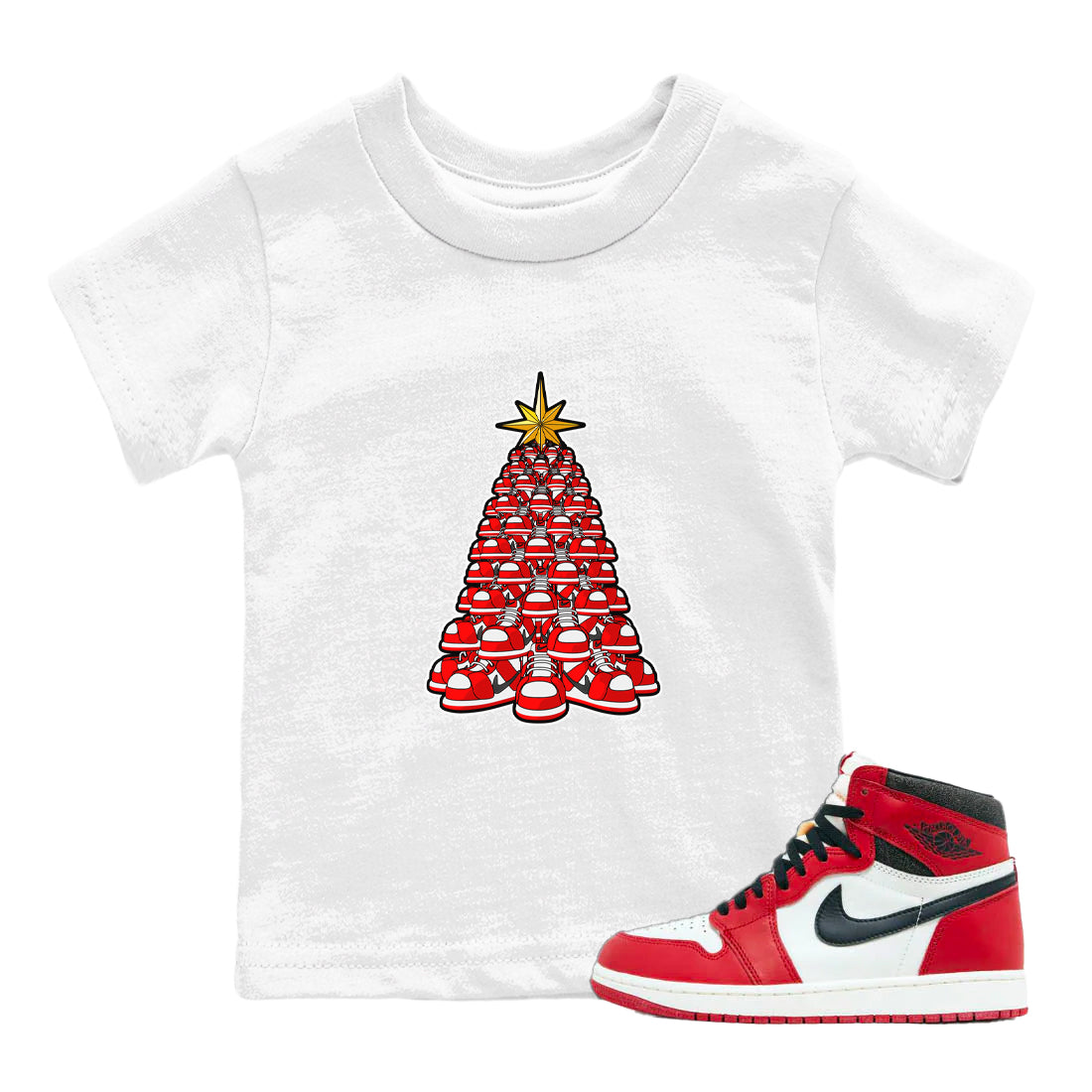 Kicksmas Tree snkmatch Tee Kids - Air Jordan 1 Chicago