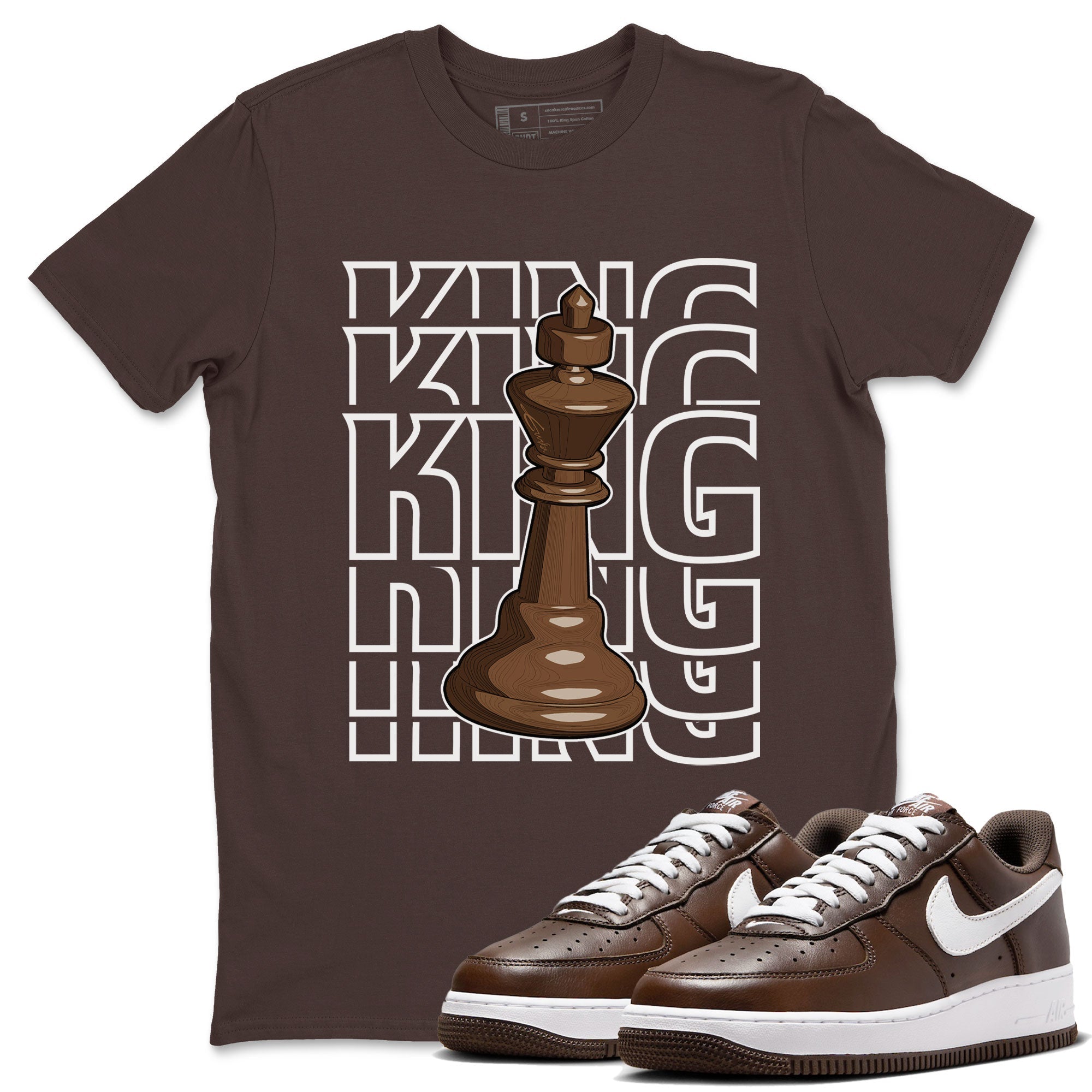 King snkmatch Tee - Air Force 1 Chocolate