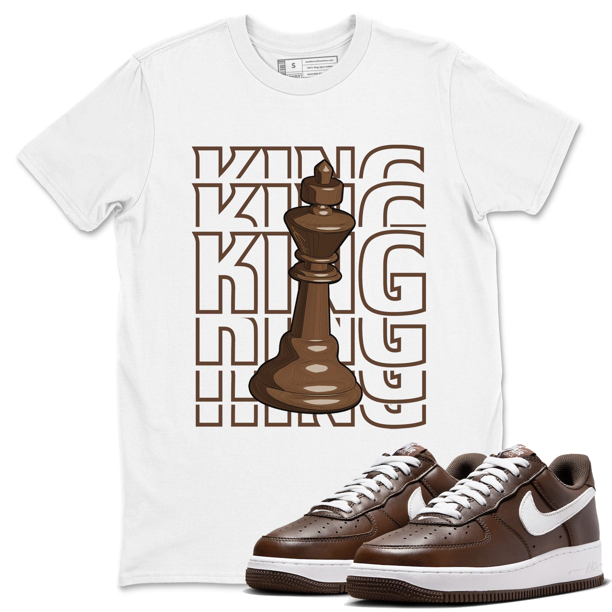 King snkmatch Tee - Air Force 1 Chocolate