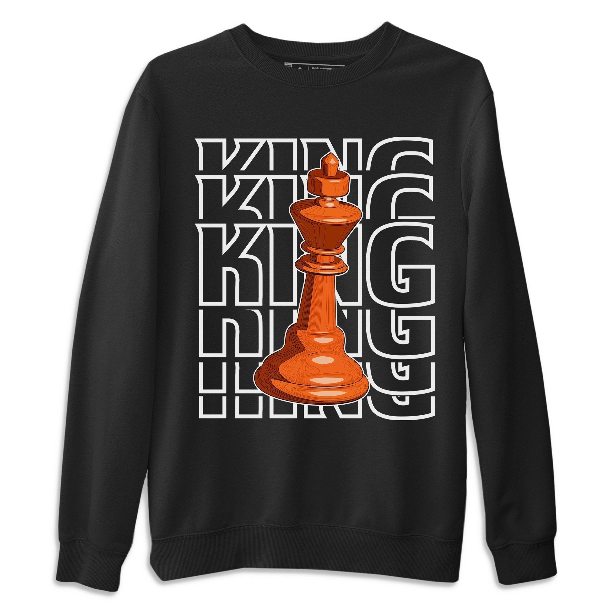 King Unisex Tops - Air Jordan 1 Electro Orange