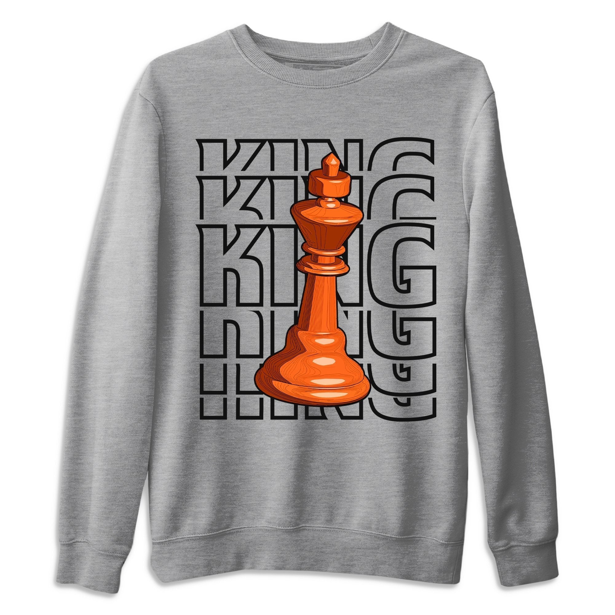 King Unisex Tops - Air Jordan 1 Electro Orange