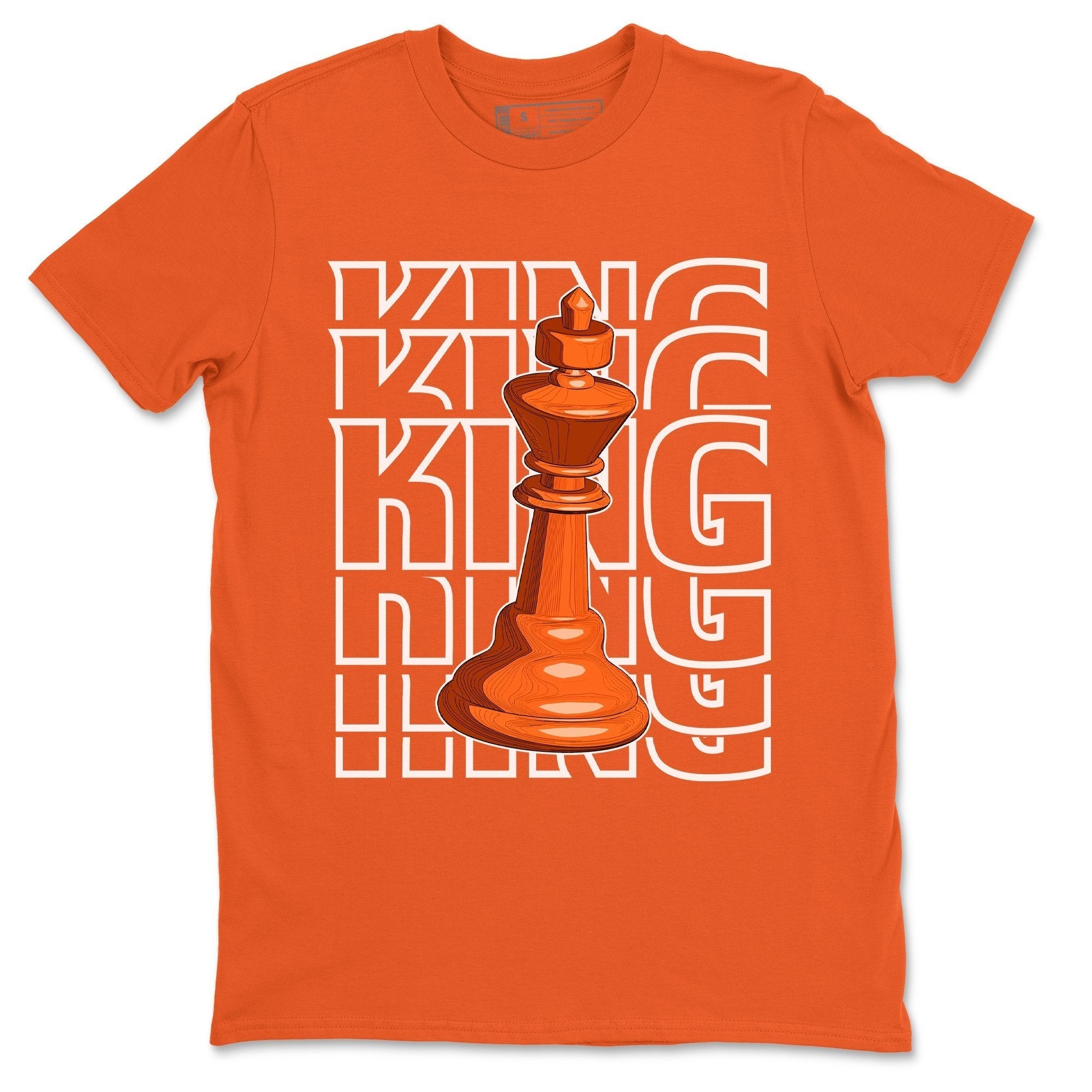 King Unisex Tops - Air Jordan 1 Electro Orange
