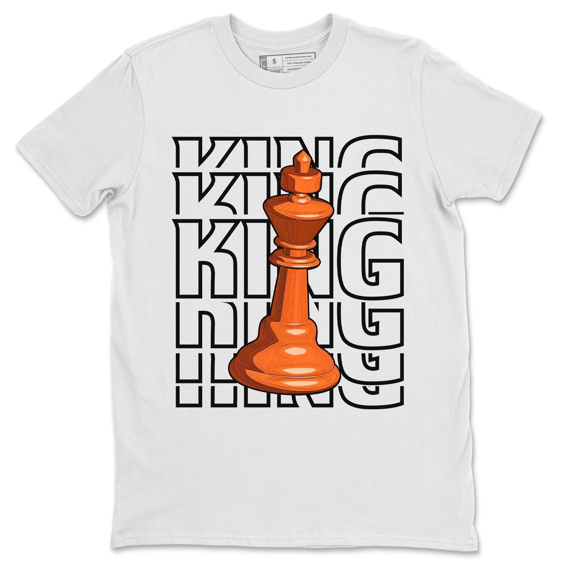 King Unisex Tops - Air Jordan 1 Electro Orange