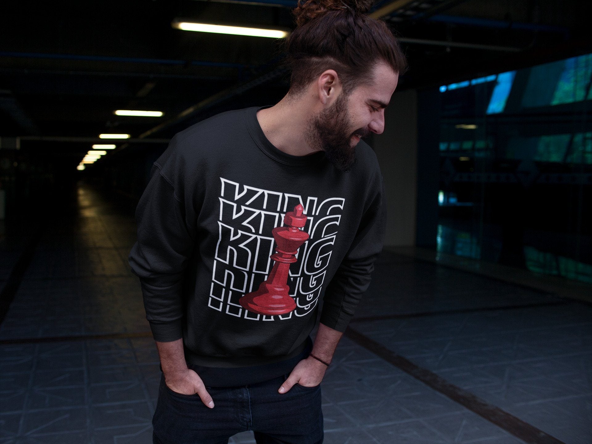 King Unisex Tops - Air Jordan 1 Varsity Red
