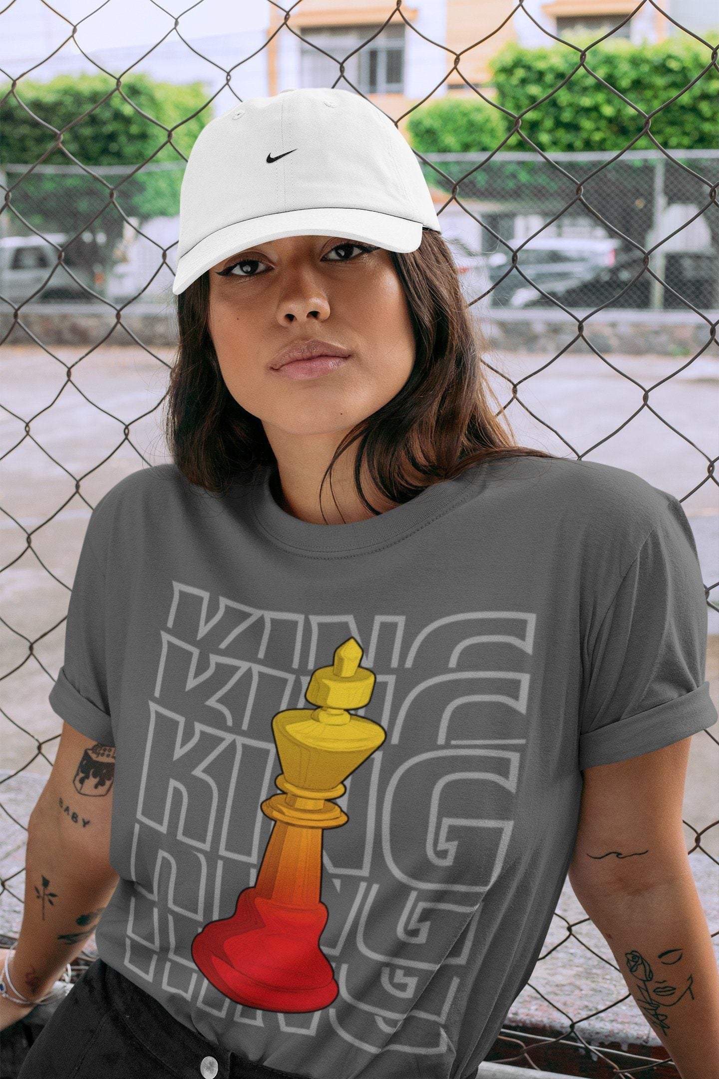 King Unisex Tops - Air Jordan 3 Cool Grey