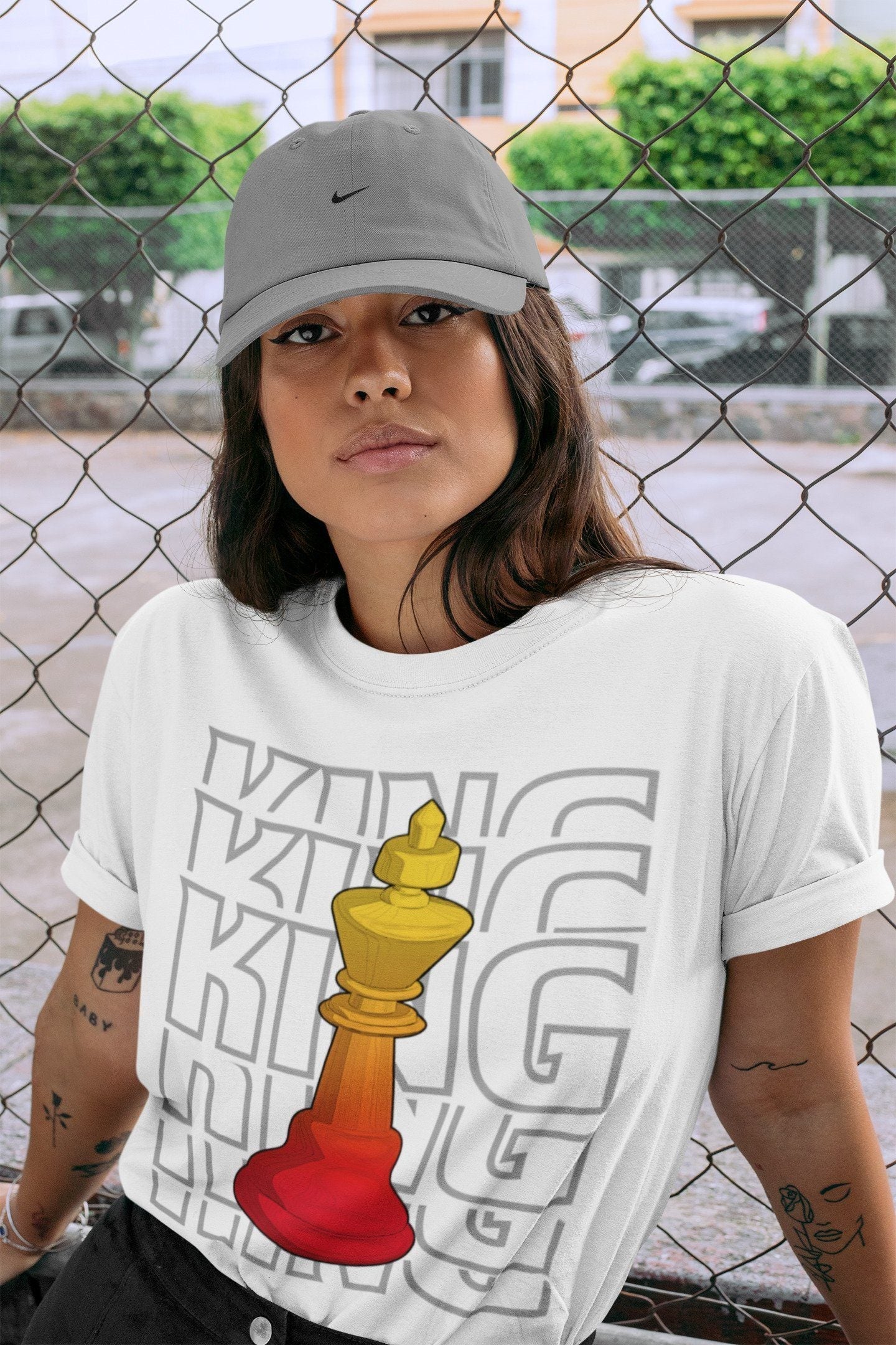 King Unisex Tops - Air Jordan 3 Cool Grey
