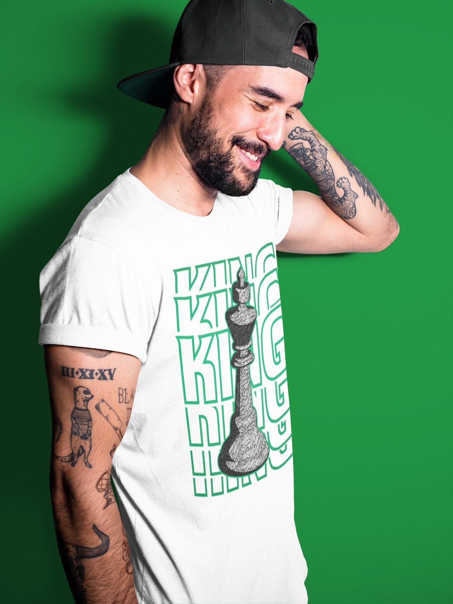 King Unisex Tops - Air Jordan 3 Pine Green