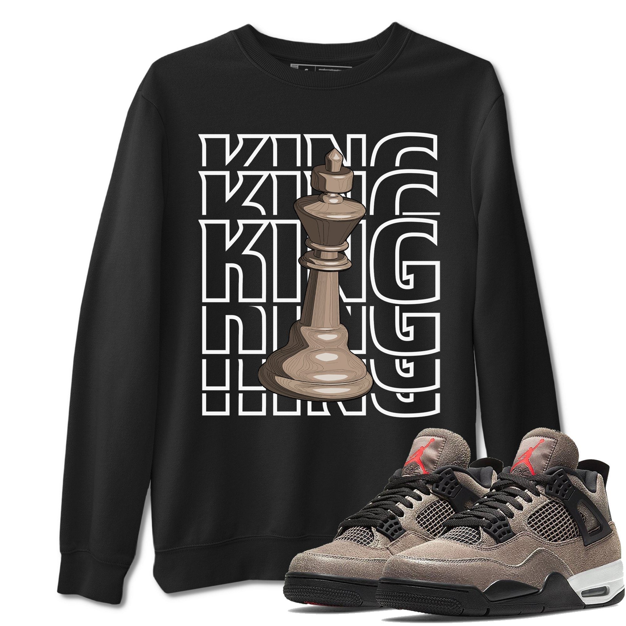 King Unisex Tops - Air Jordan 4 Taupe Haze