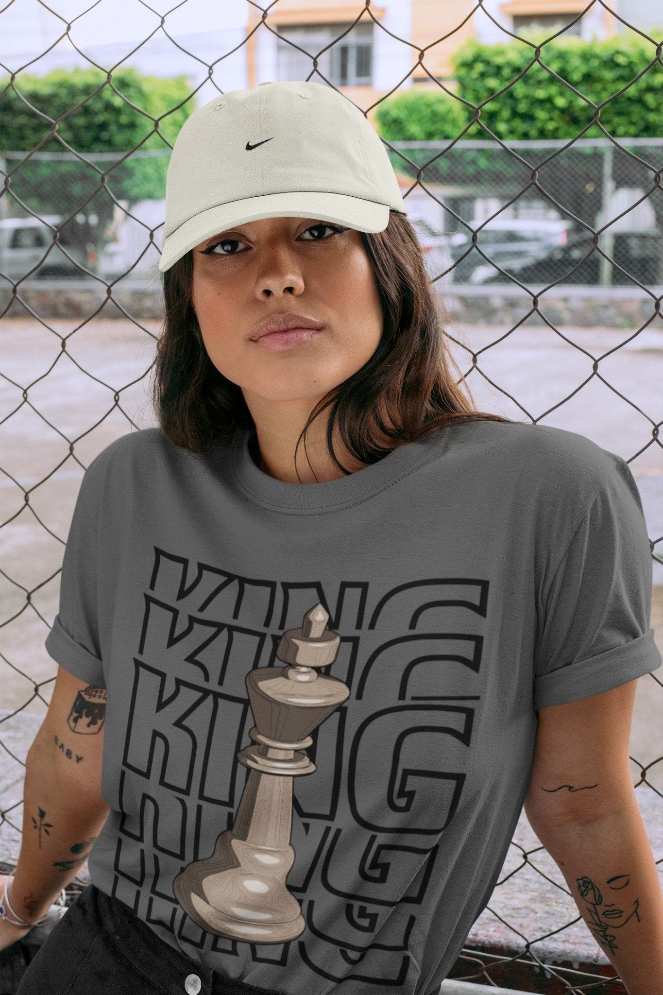 King Unisex Tops - Air Jordan 4 Taupe Haze