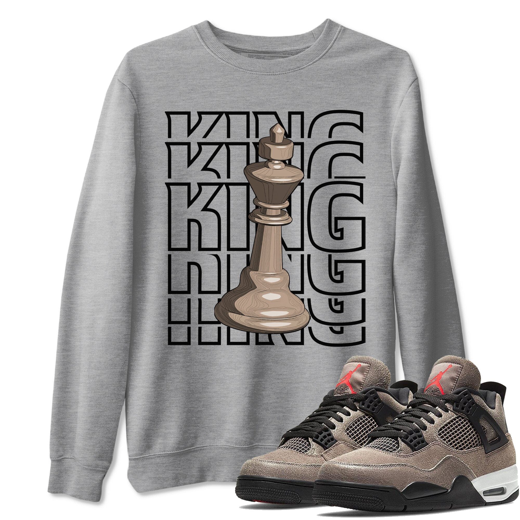 King Unisex Tops - Air Jordan 4 Taupe Haze