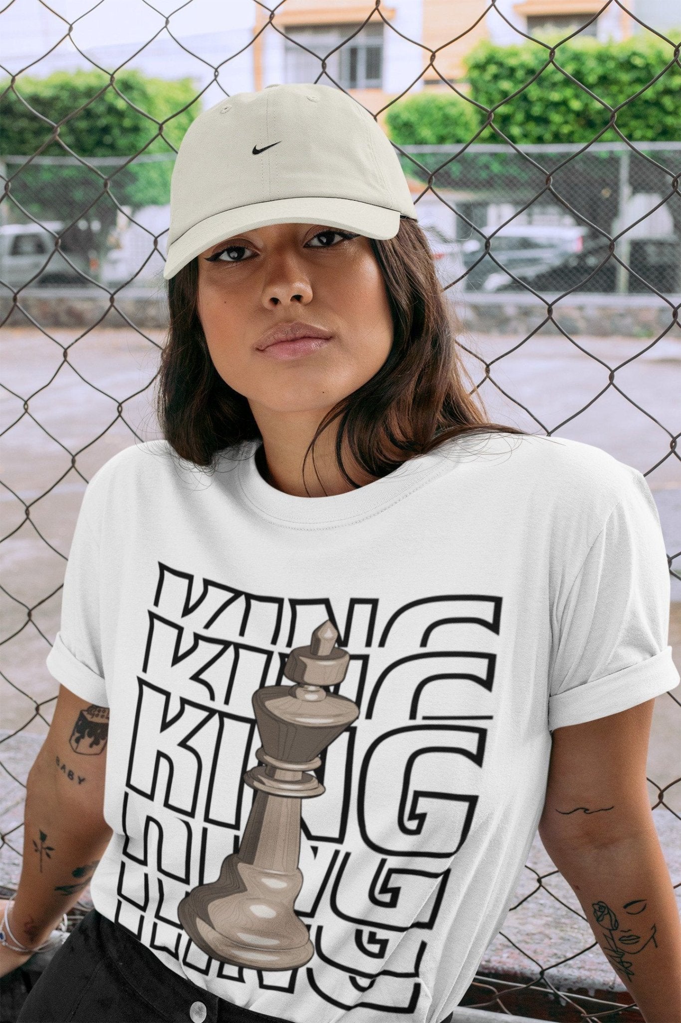 King Unisex Tops - Air Jordan 4 Taupe Haze