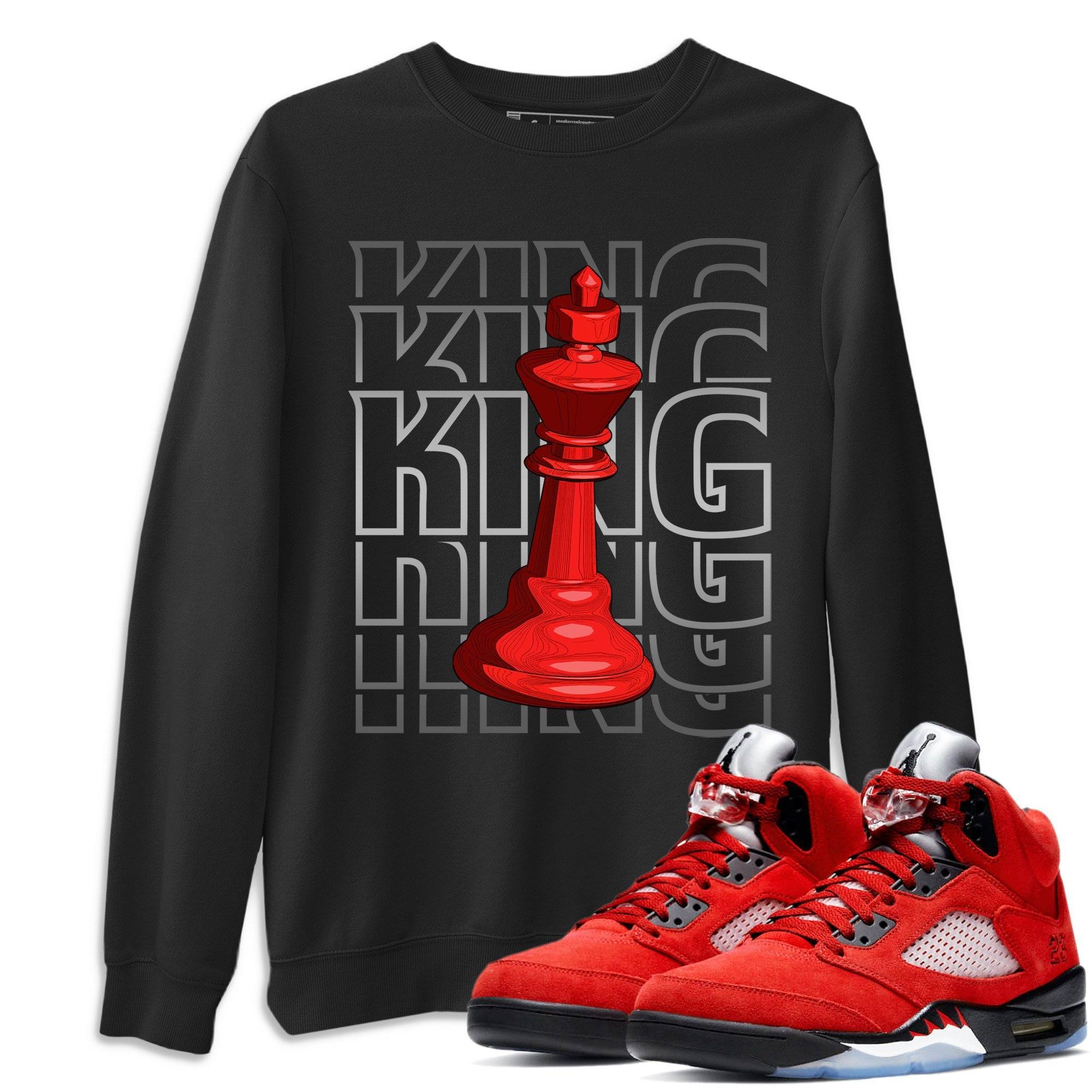 King Unisex Tops - Air Jordan 5 Raging Bull