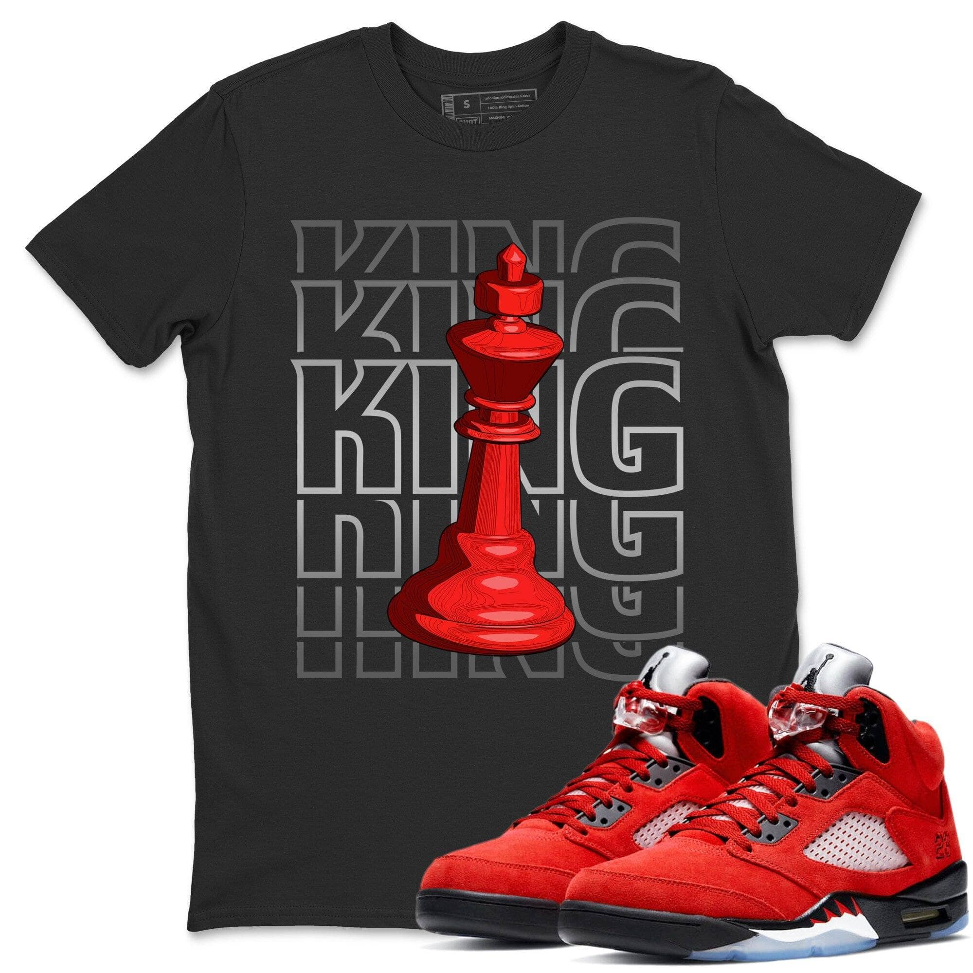 King Unisex Tops - Air Jordan 5 Raging Bull