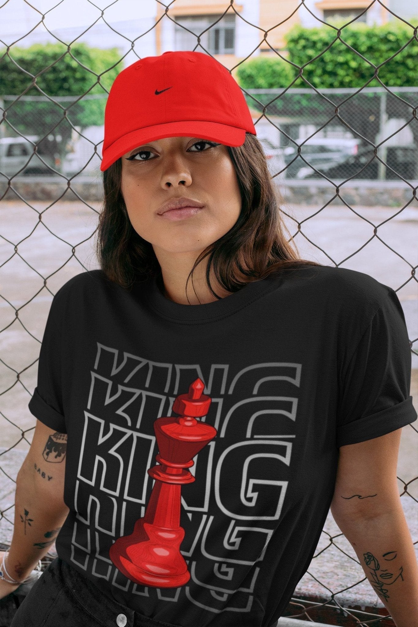 King Unisex Tops - Air Jordan 5 Raging Bull