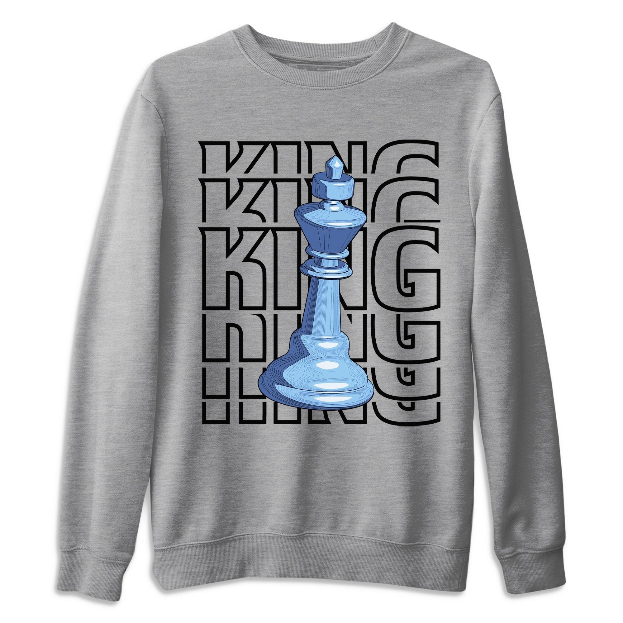 King Unisex Tops - Air Jordan 1 University Blue