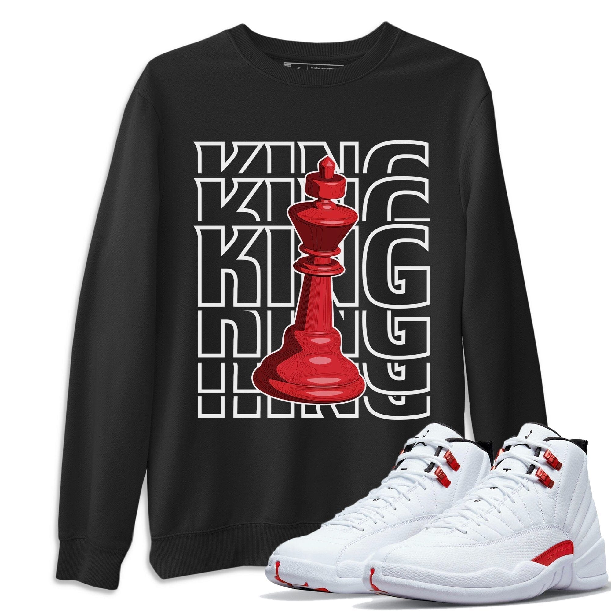 King Unisex Tops - Air Jordan 12 Twist