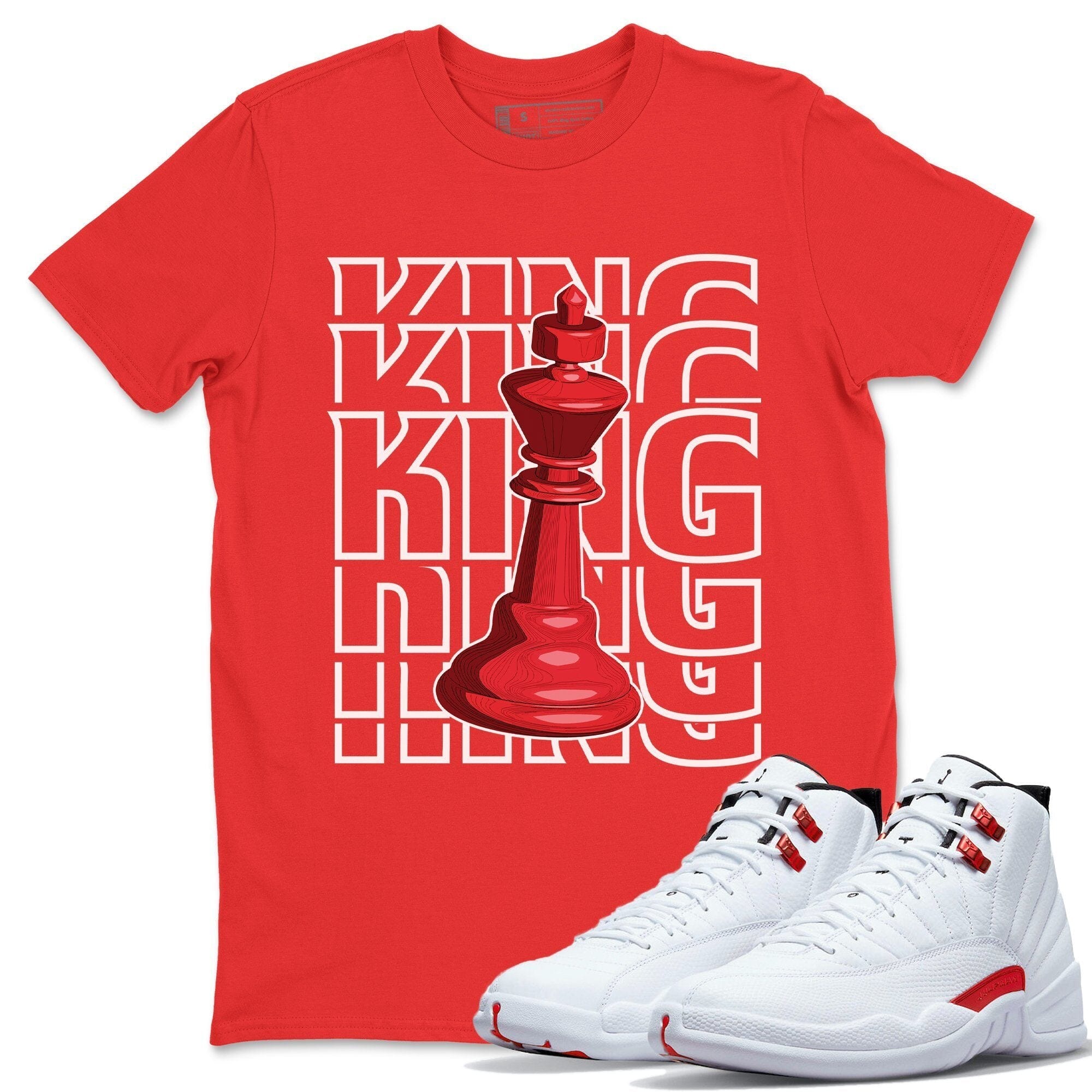 King Unisex Tops - Air Jordan 12 Twist