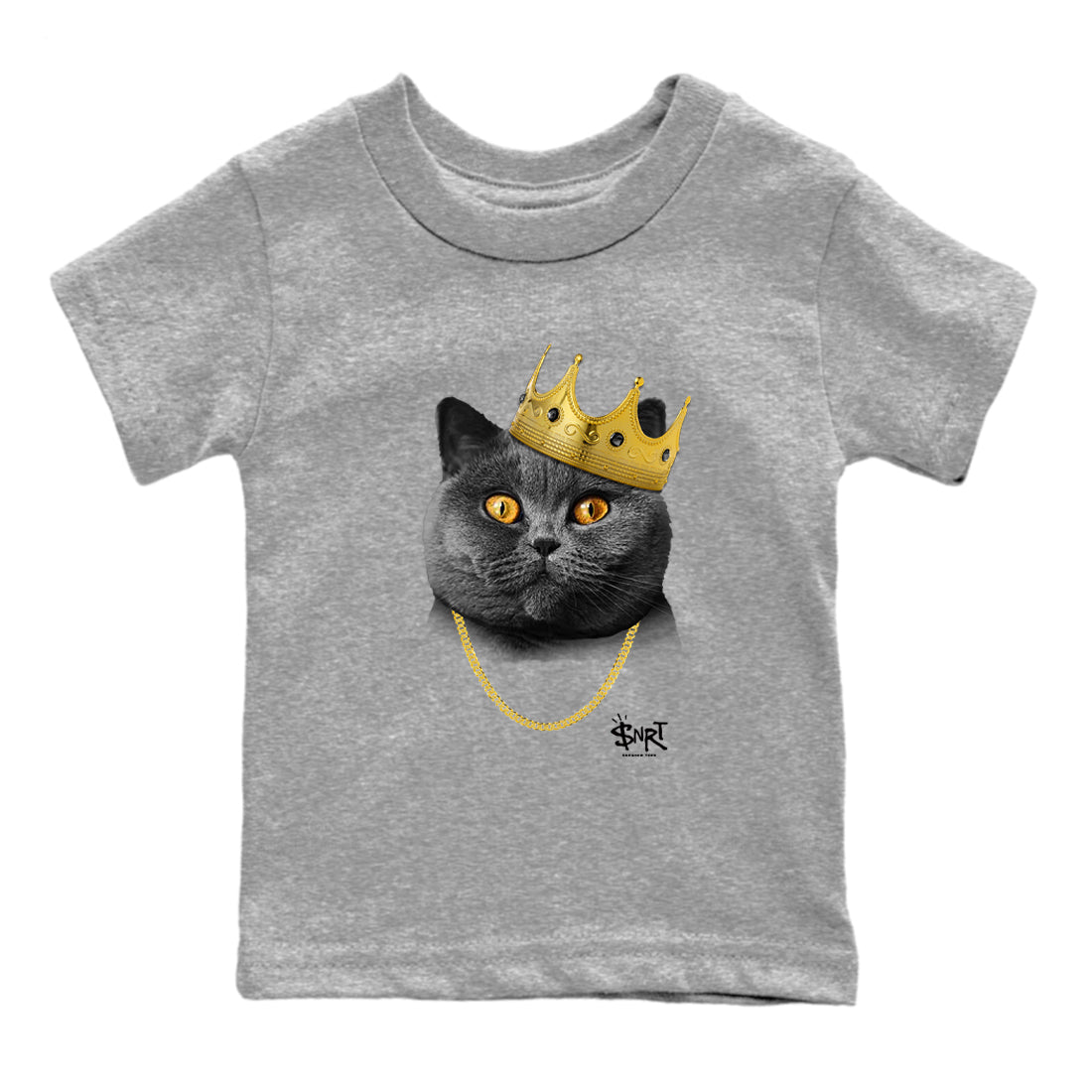 King Black Cat snkmatch Tees Kids - Air Jordan 4 Black Cat
