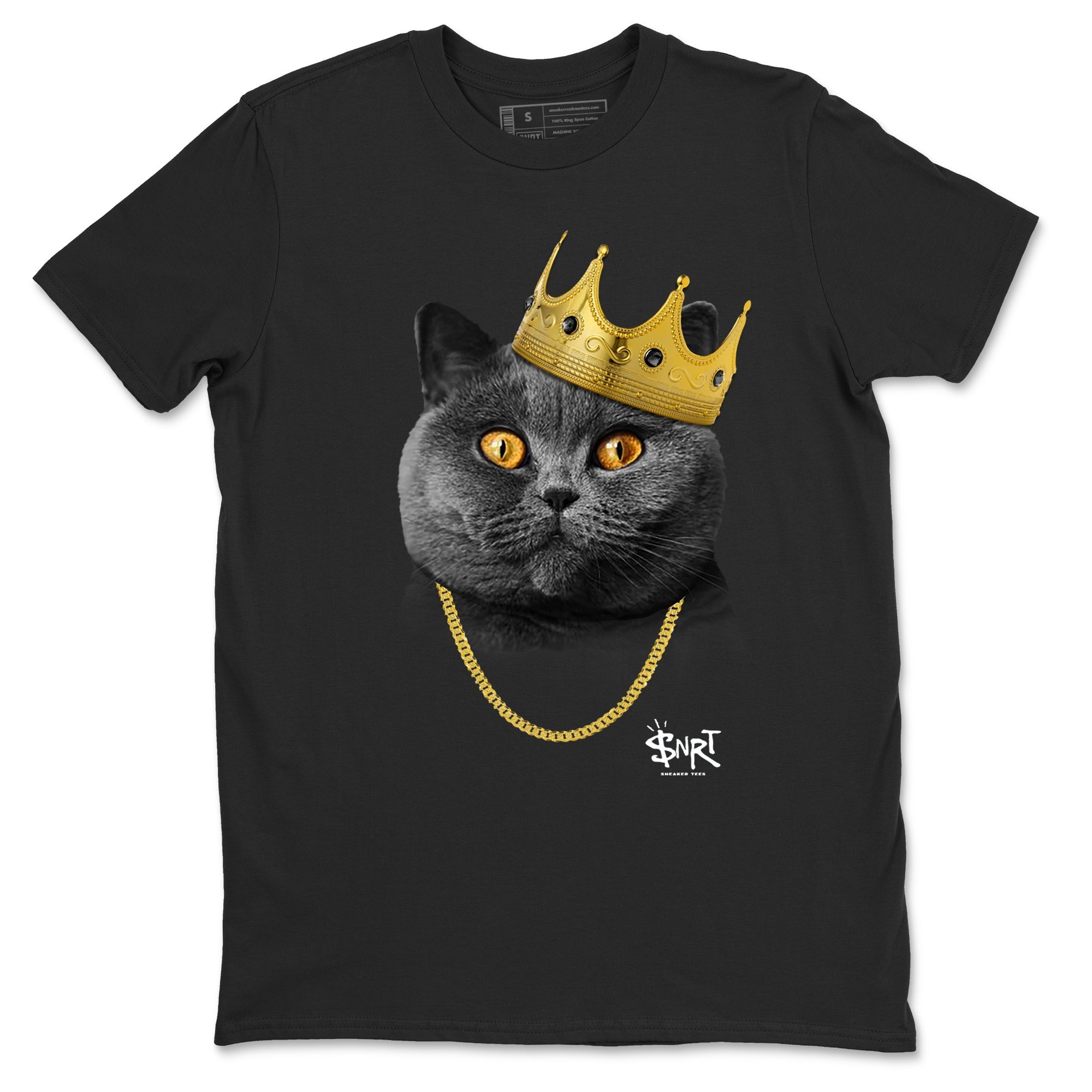 King Black Cat snkmatch Tees - Air Jordan 4 Black Cat