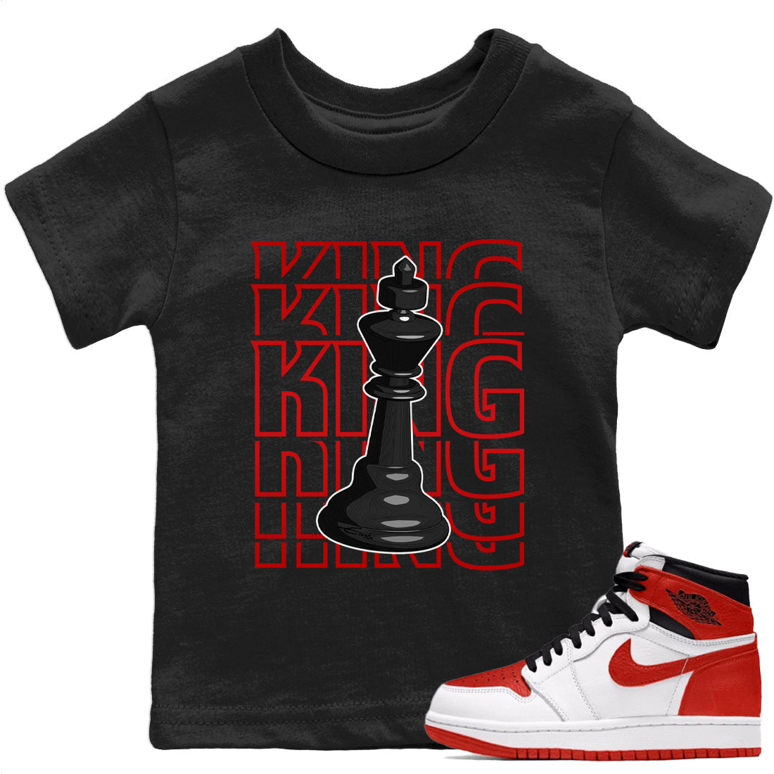King Kids Tops - Air Jordan 1 Heritage