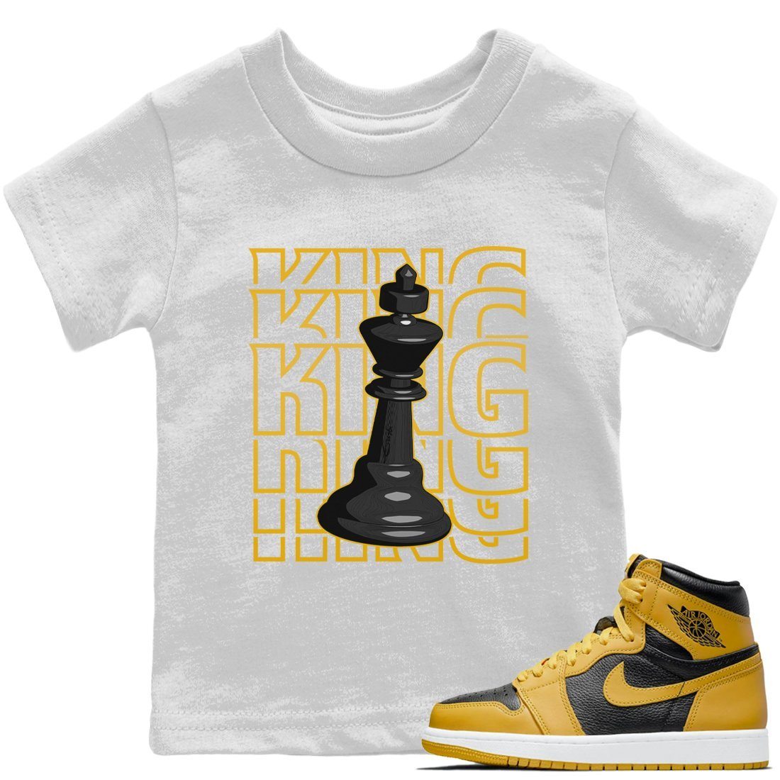 King Kids Tops - Air Jordan 1 Pollen