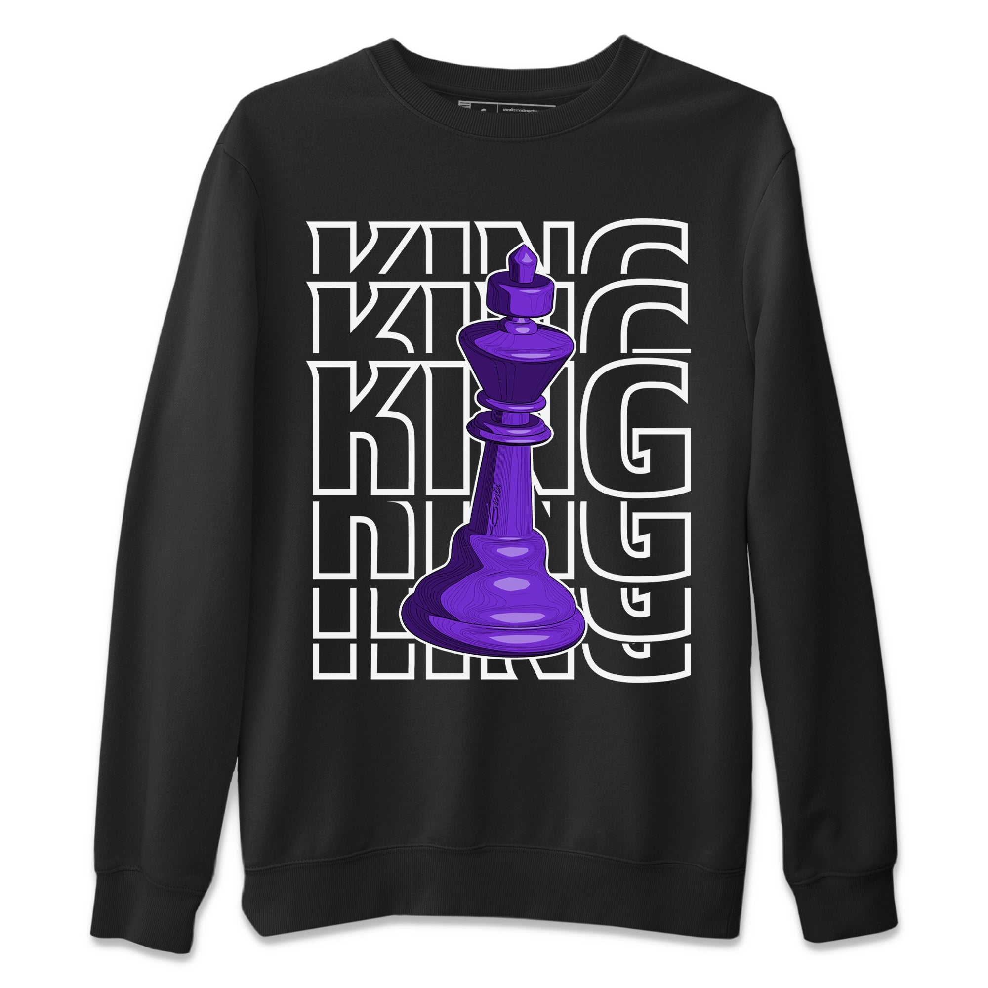 King Unisex Tops - Air Jordan 13 Court Purple