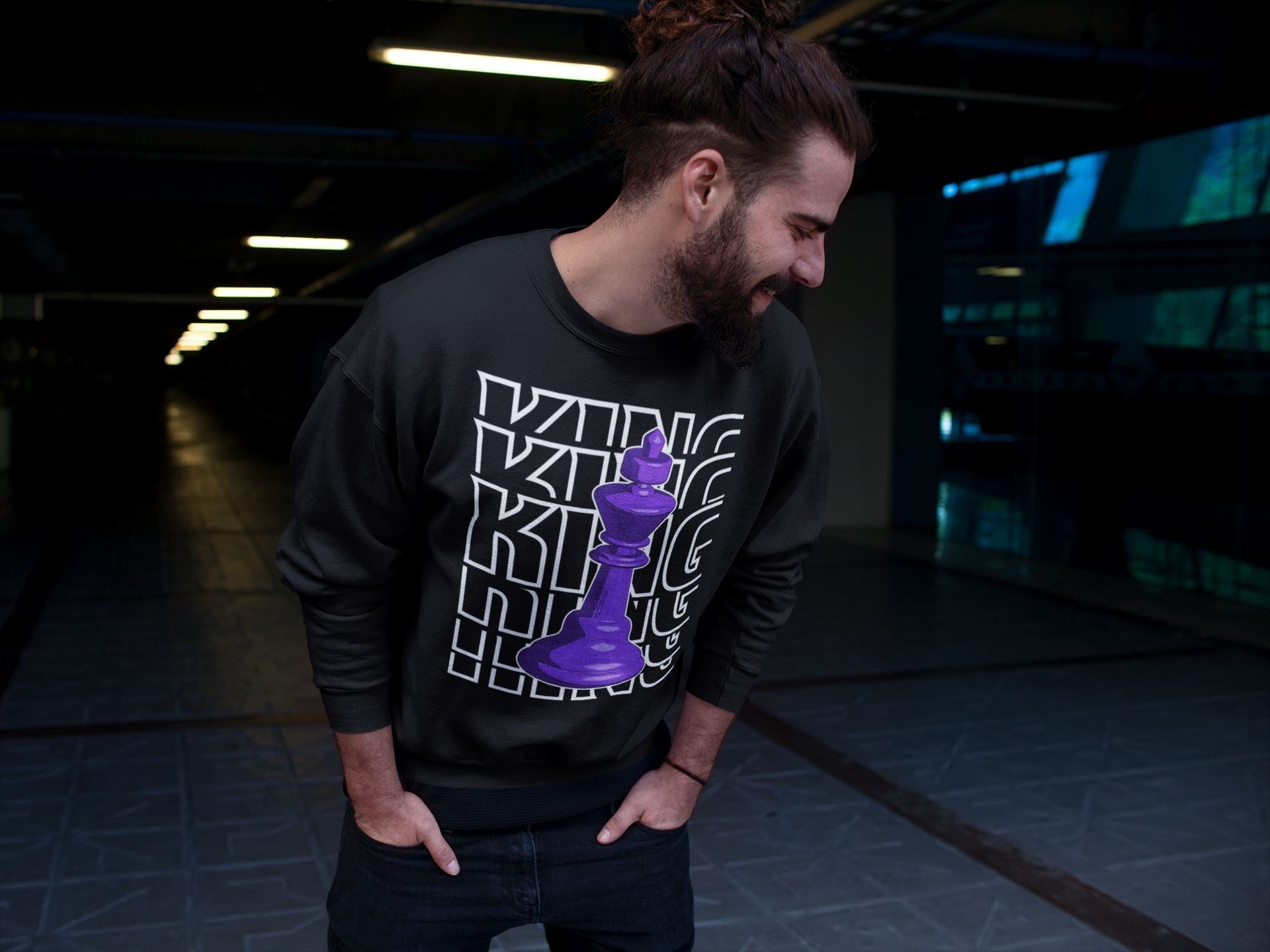 King Unisex Tops - Air Jordan 13 Court Purple