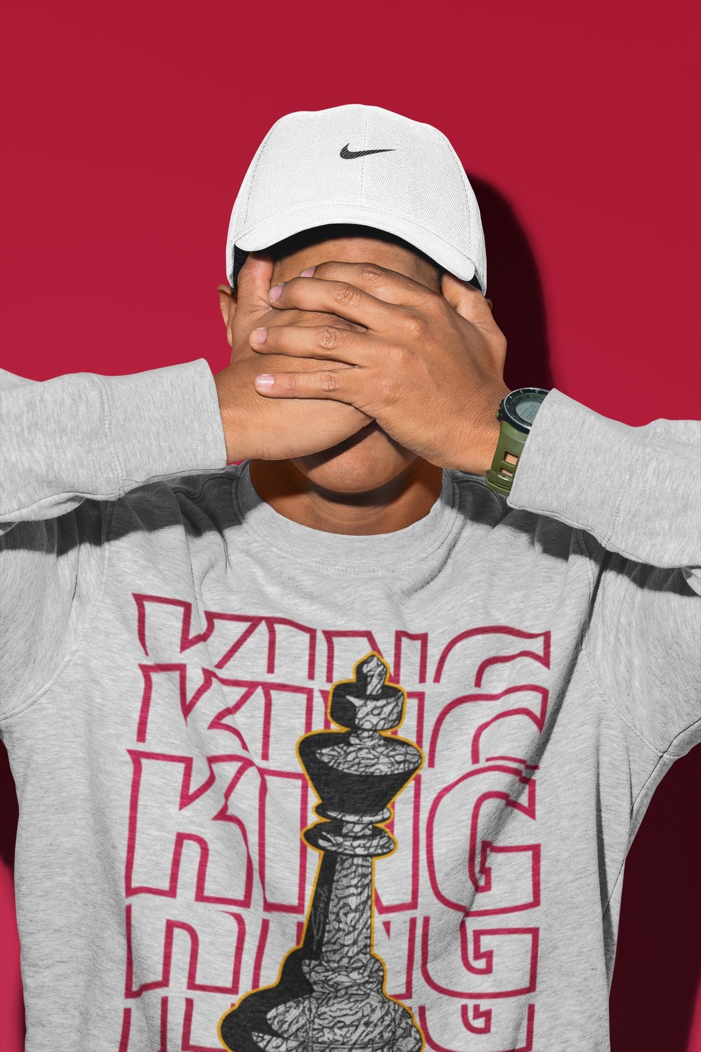 King Unisex Tops - Air Jordan 3 Cardinal