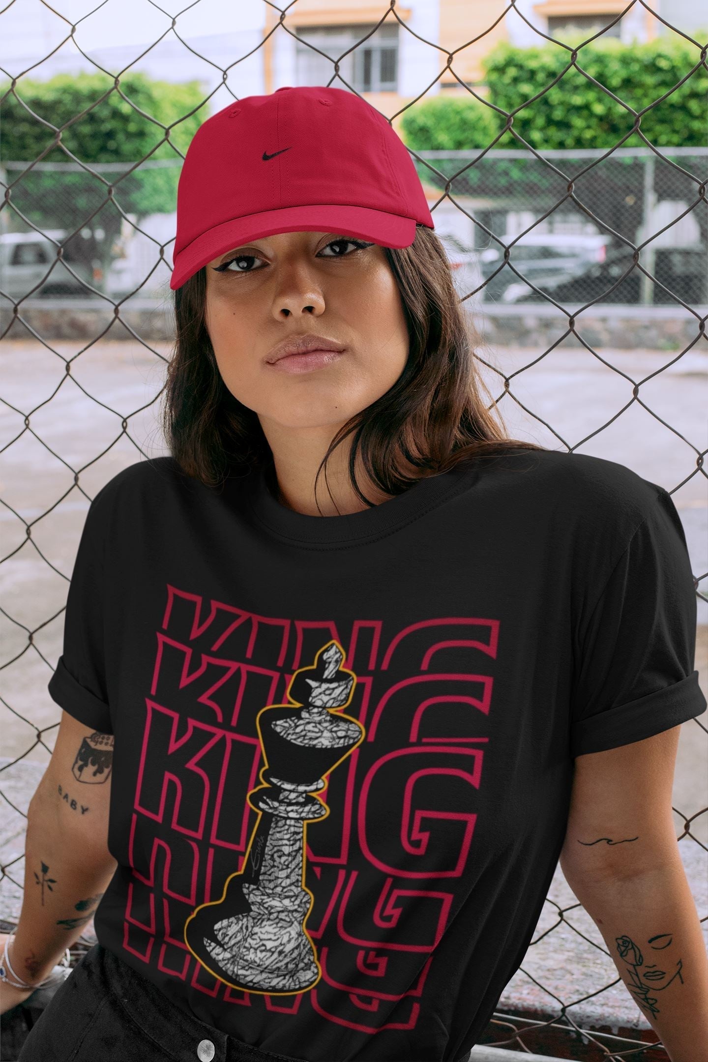 King Unisex Tops - Air Jordan 3 Cardinal