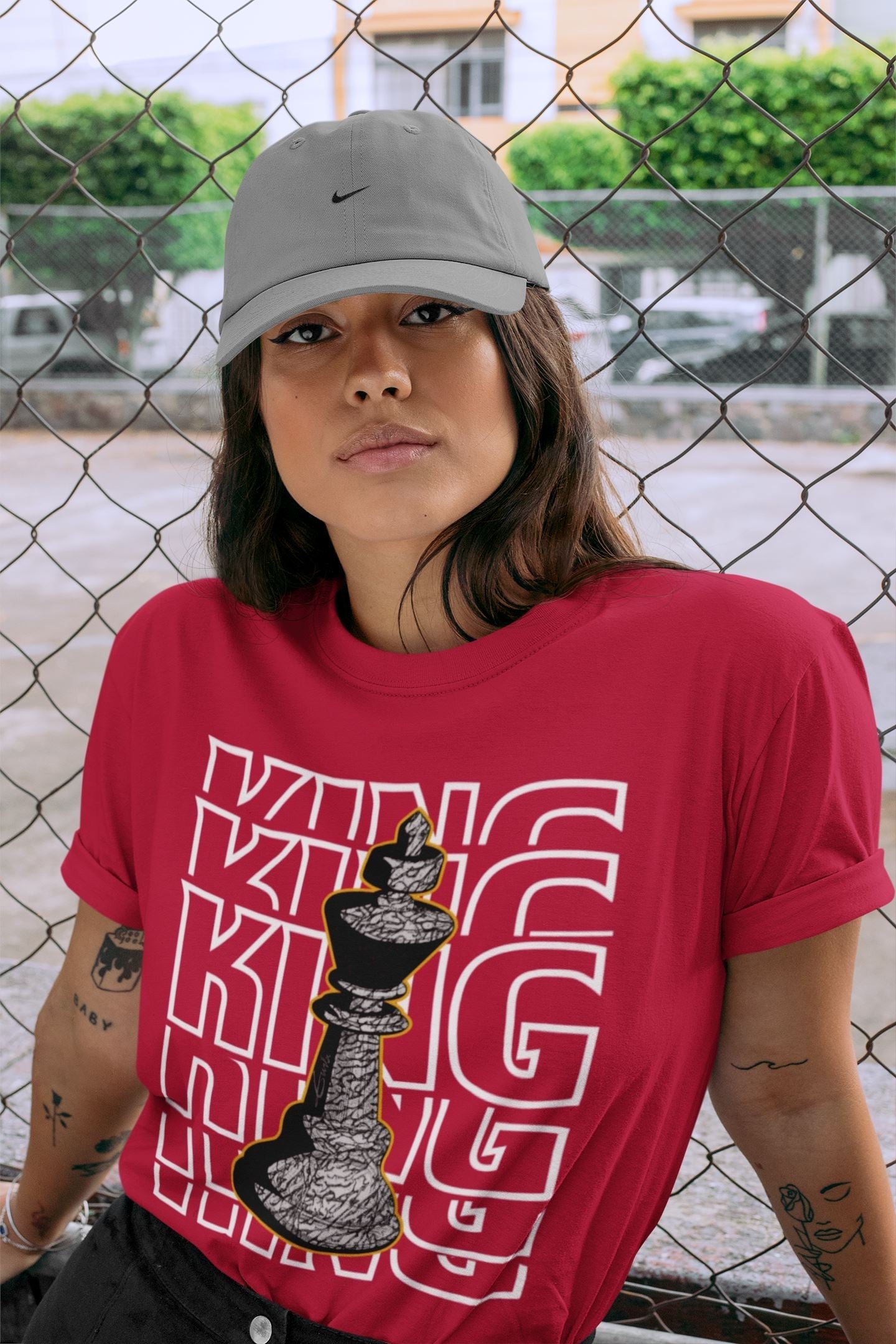 King Unisex Tops - Air Jordan 3 Cardinal