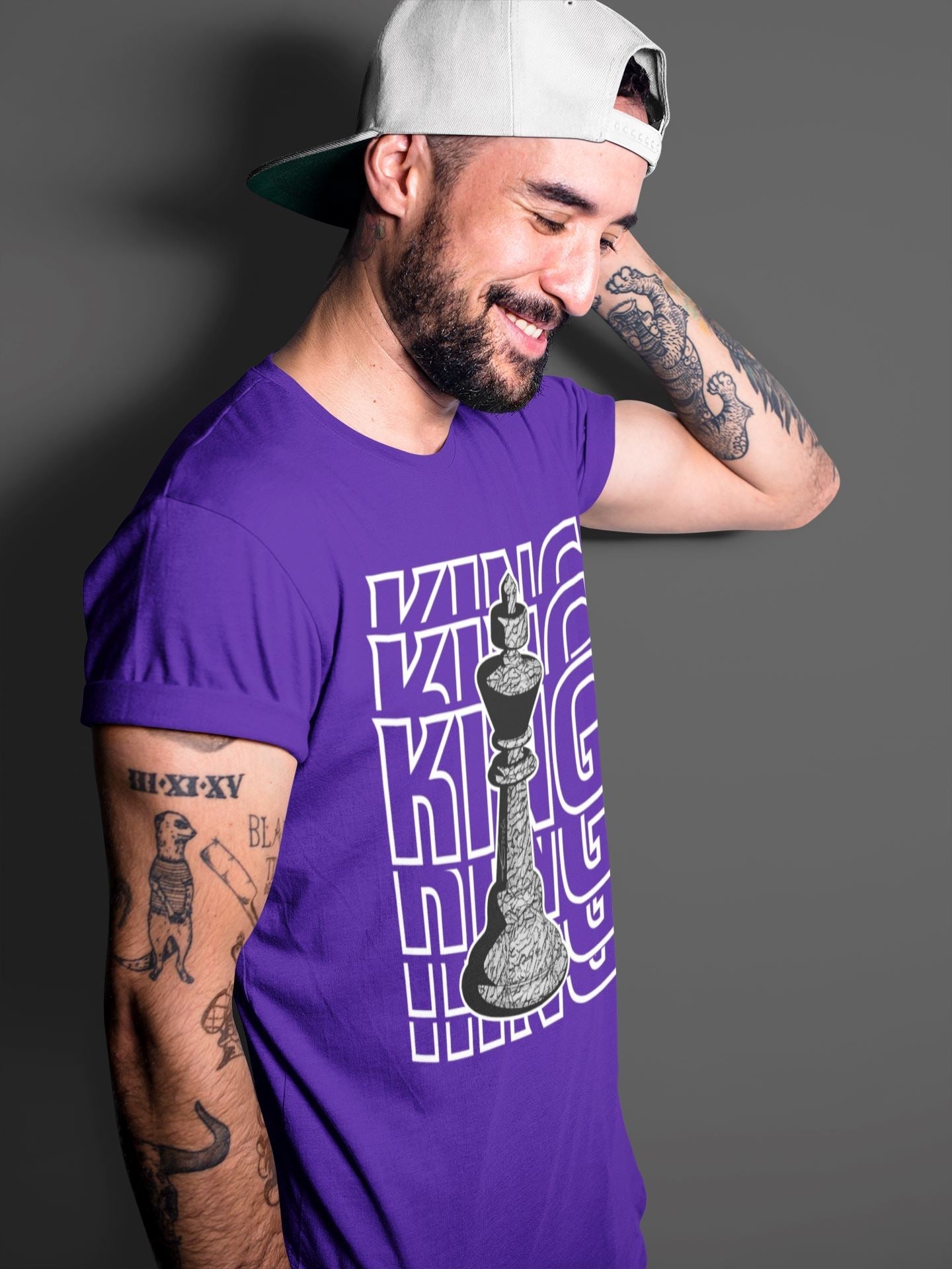 King Unisex Tops - Air Jordan 3 Dark Iris