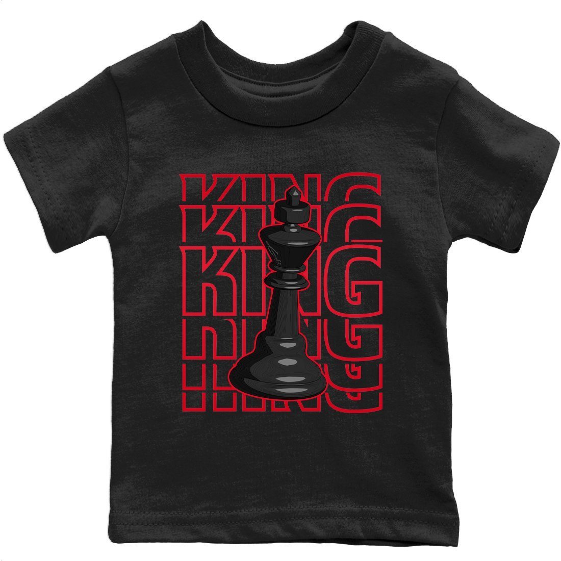 King Kids Tops - Air Jordan 4 Red Thunder