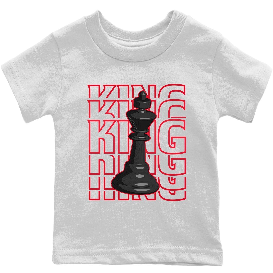 King Kids Tops - Air Jordan 4 Red Thunder