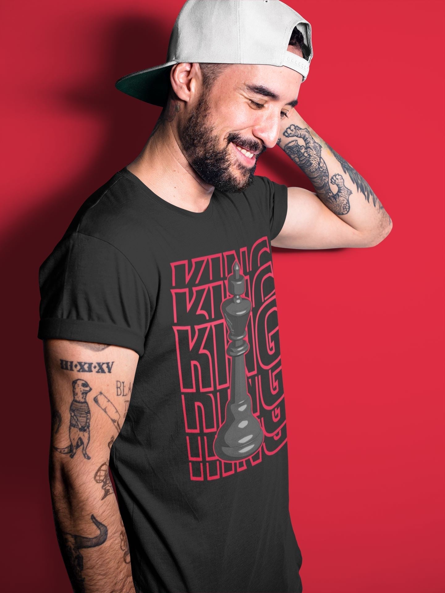 King Unisex Tops - Air Jordan 4 Red Thunder