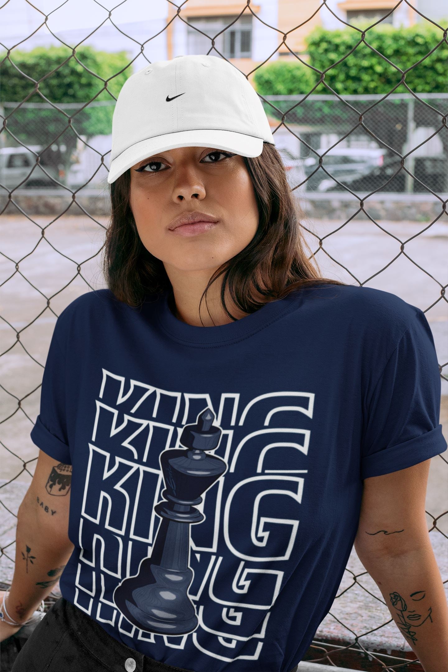 King Unisex Tops - Air Jordan 6 Midnight Navy