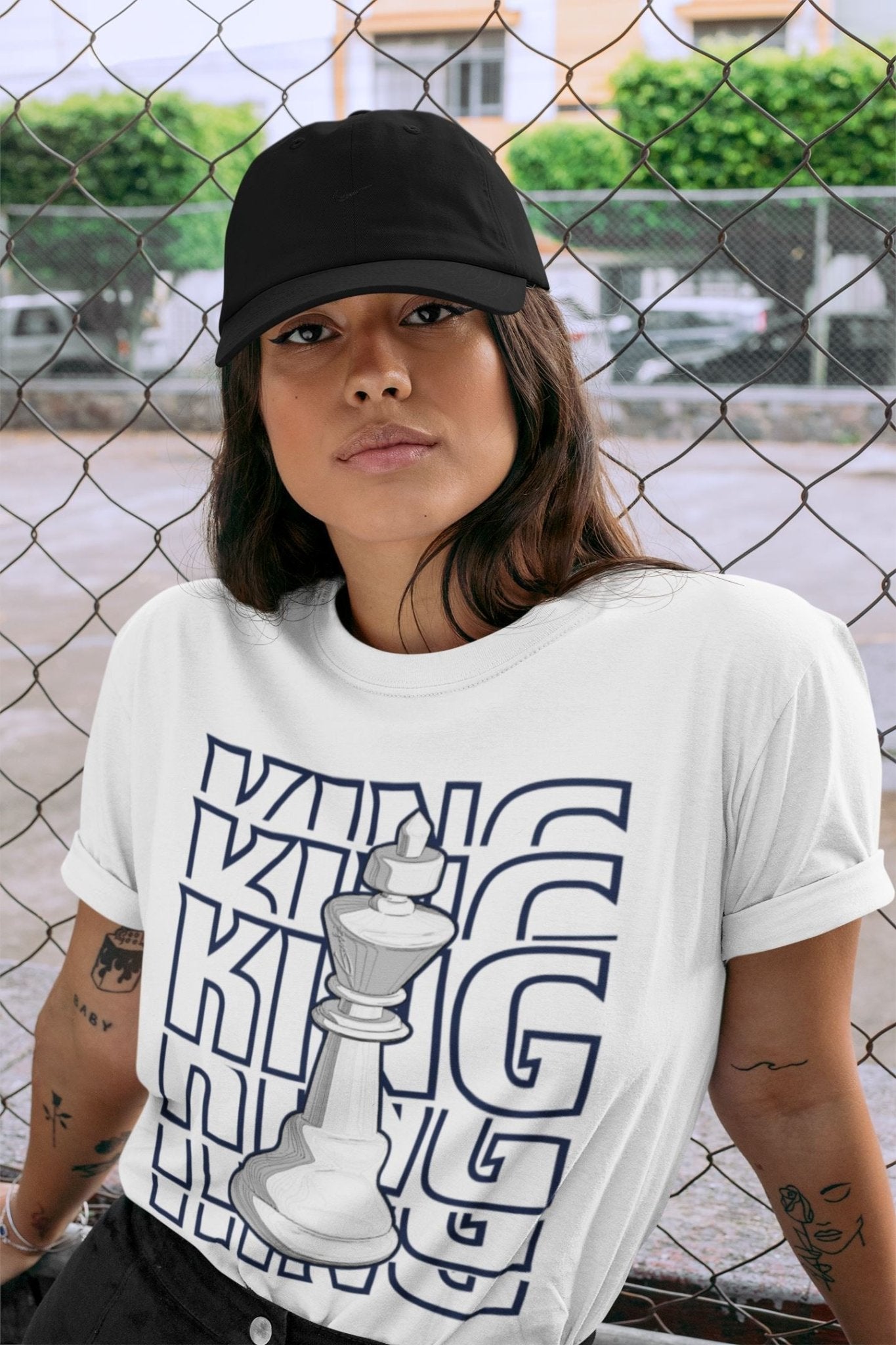 King Unisex Tops - Air Jordan 6 Midnight Navy