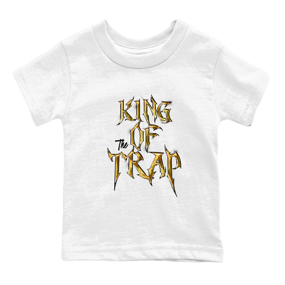 King Of The Trap snkmatch Tees Kids - Air Jordan 1 Black Metallic Gold