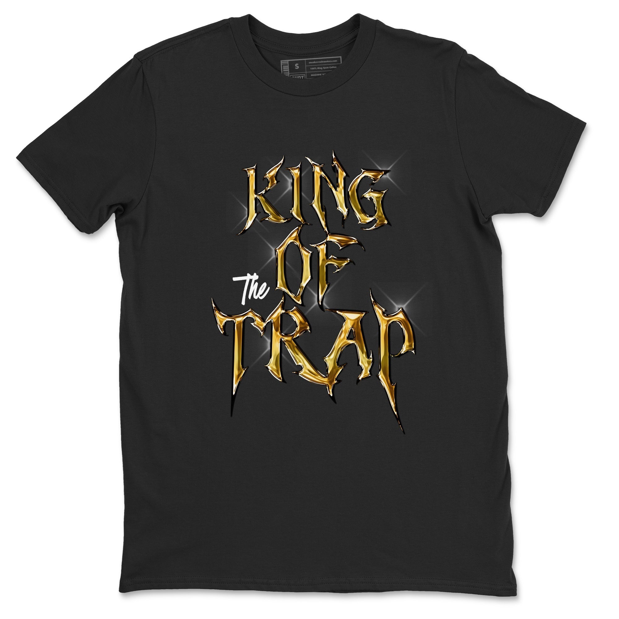 King Of The Trap snkmatch Tees - Air Jordan 1 Black Metallic Gold